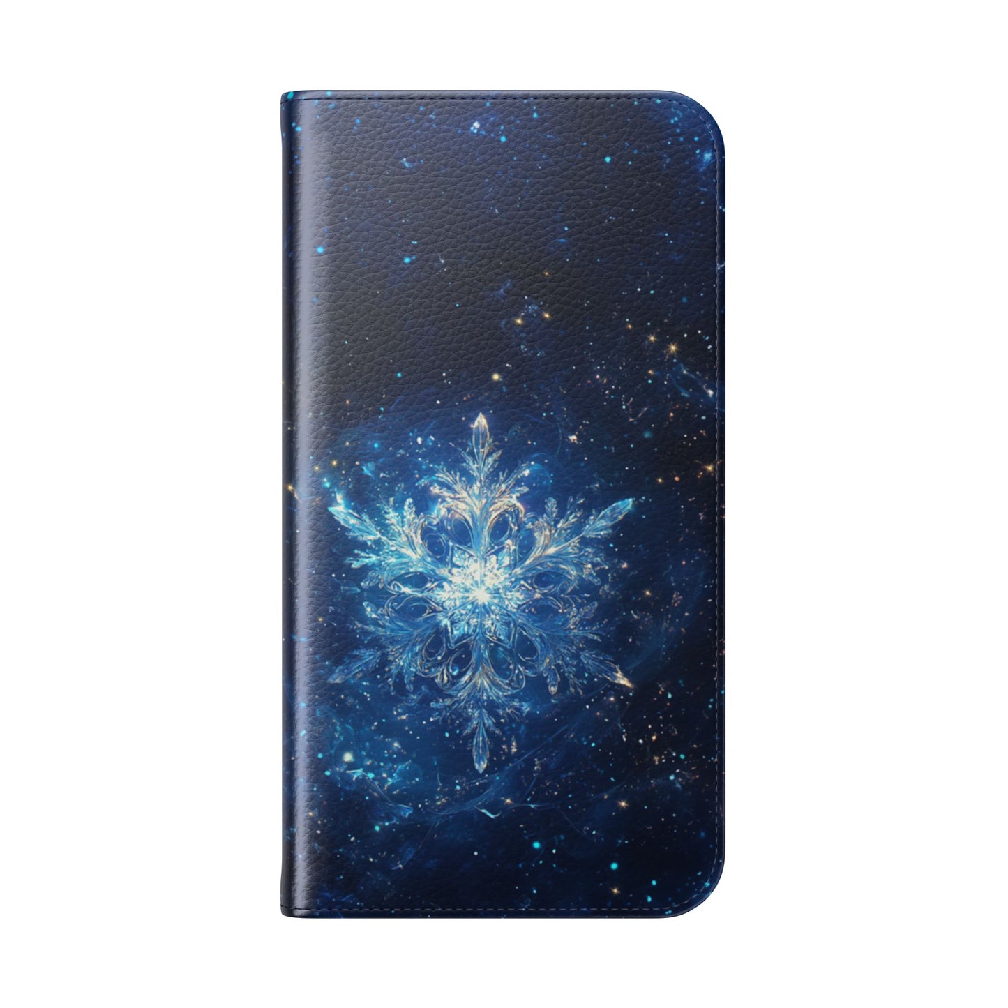 Cosmic Snowflake - Wallet Flip Case