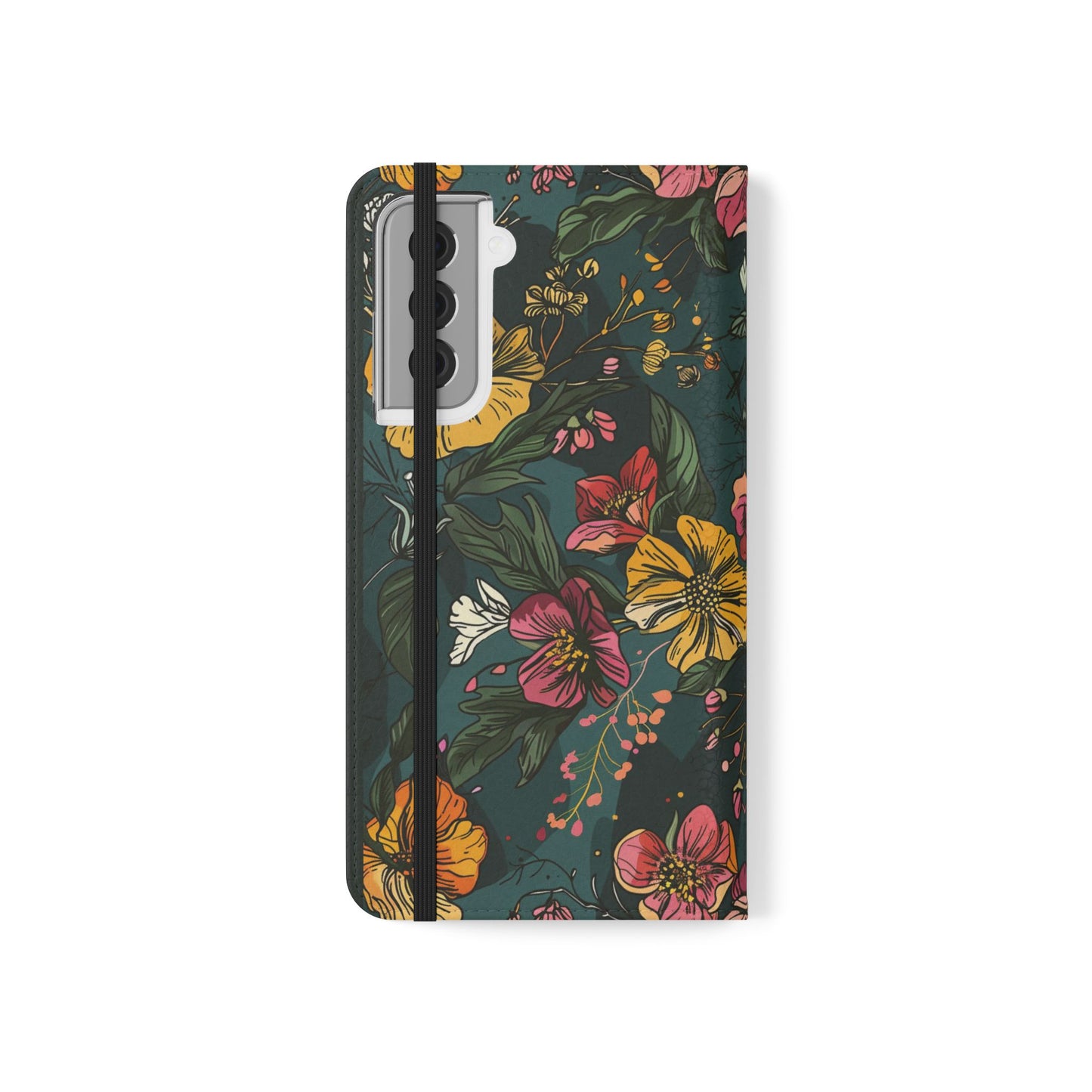 Vintage Floral Bloom - Wallet Flip Case