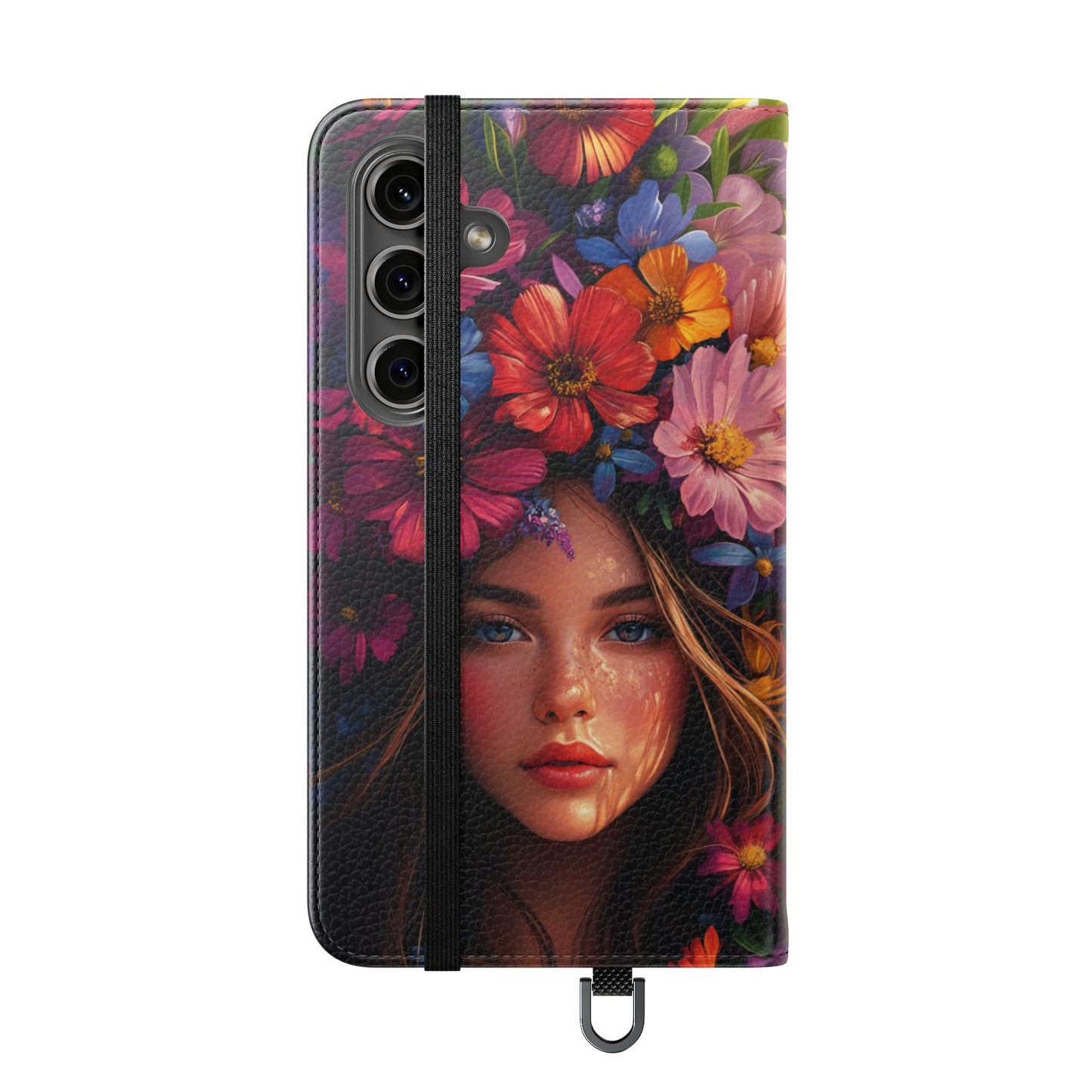 Floral Crown Muse - Wallet Flip Case