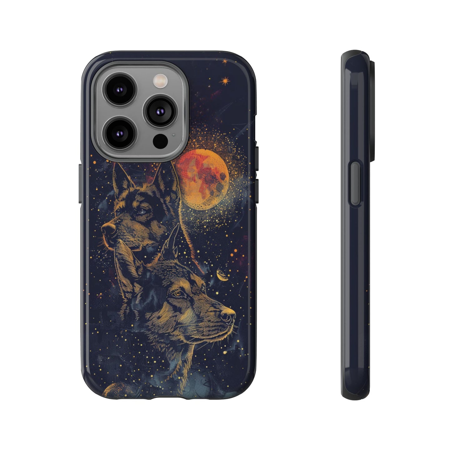 German Shepherd Celestial Phone Case – iPhone, Google Pixel, Samsung Galaxy