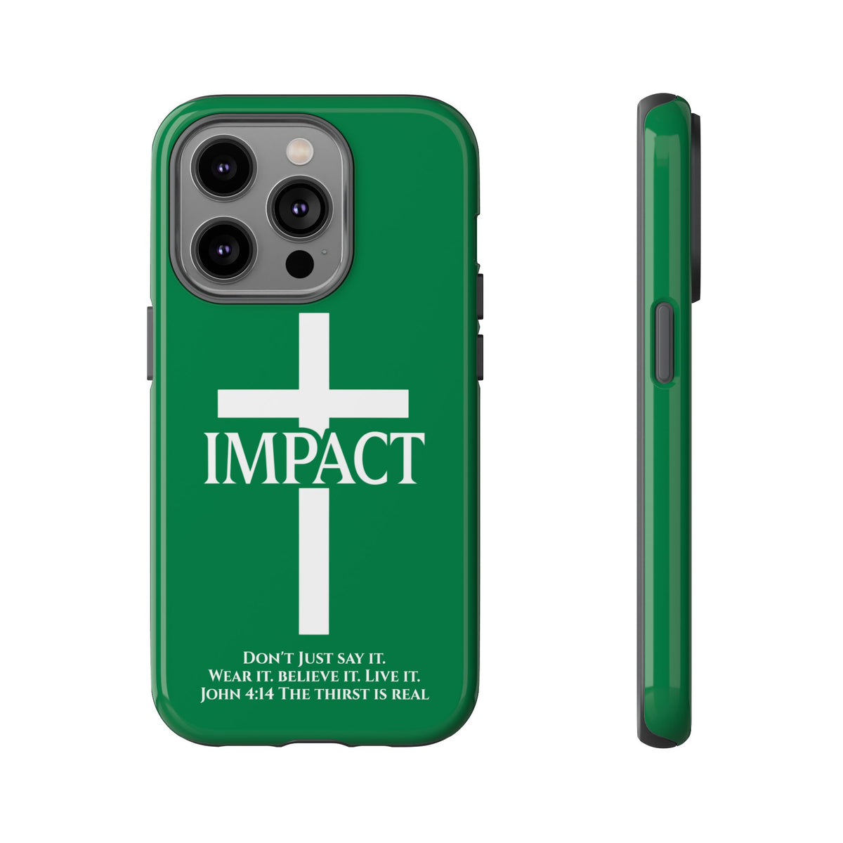 Impact Green - Tough iPhone Case