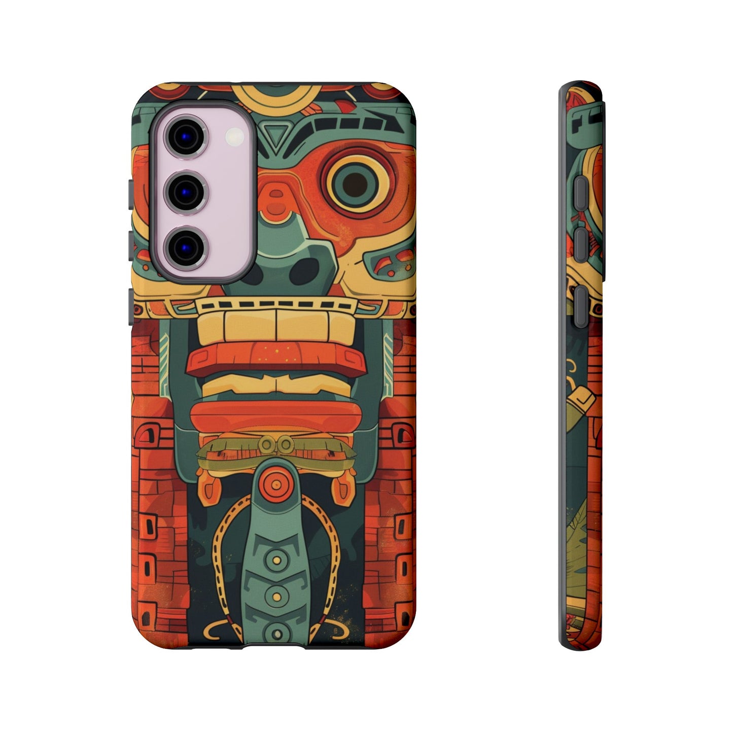 Aztec Totem Mask - Tough Samsung Galaxy Case