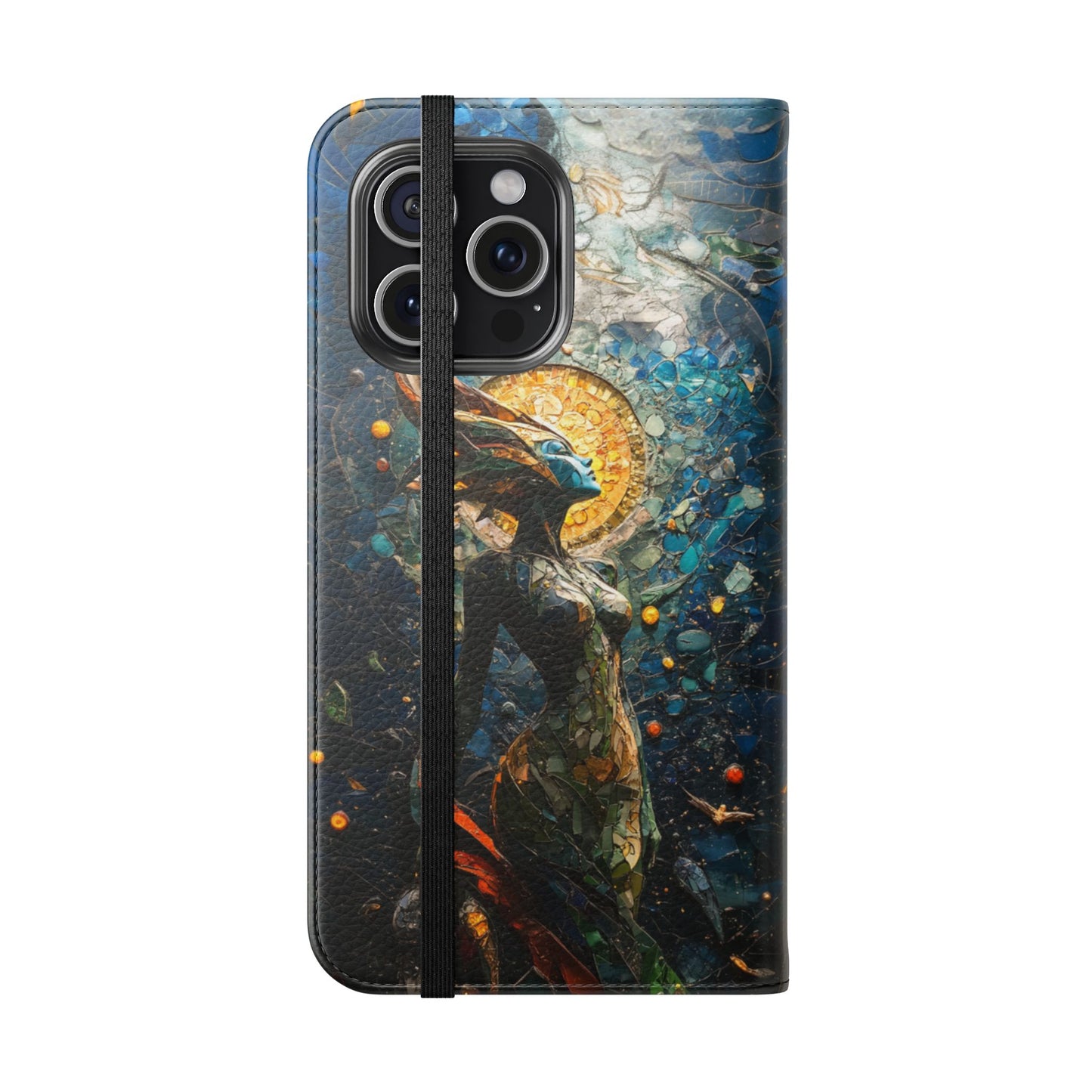 Stained Glass Goddess - Wallet Flip Case