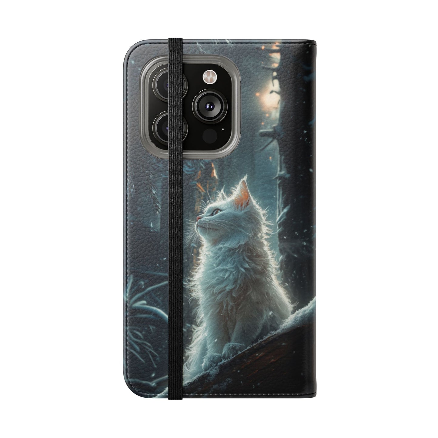 Winter Spirit Cat - Wallet Flip Case