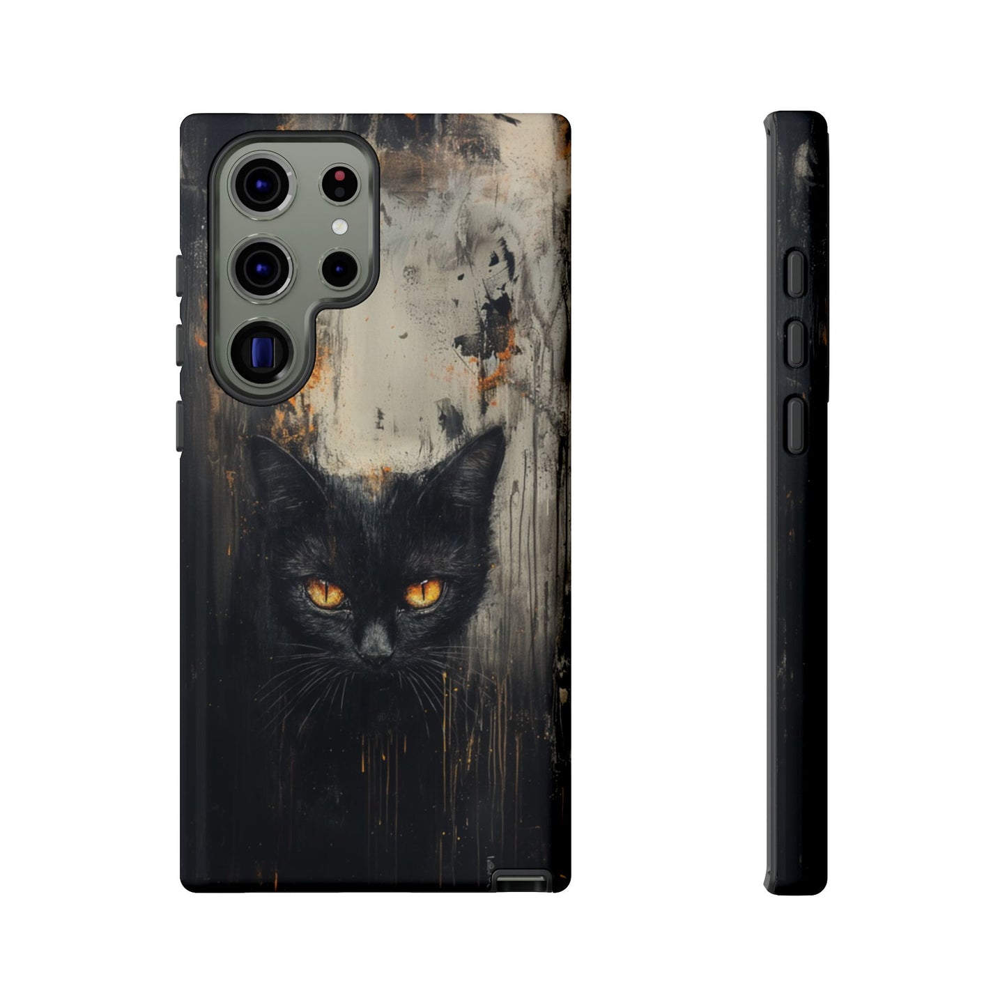 Enigmatic Black Cat Phone Case - iPhone, Google Pixel, Samsung Galaxy