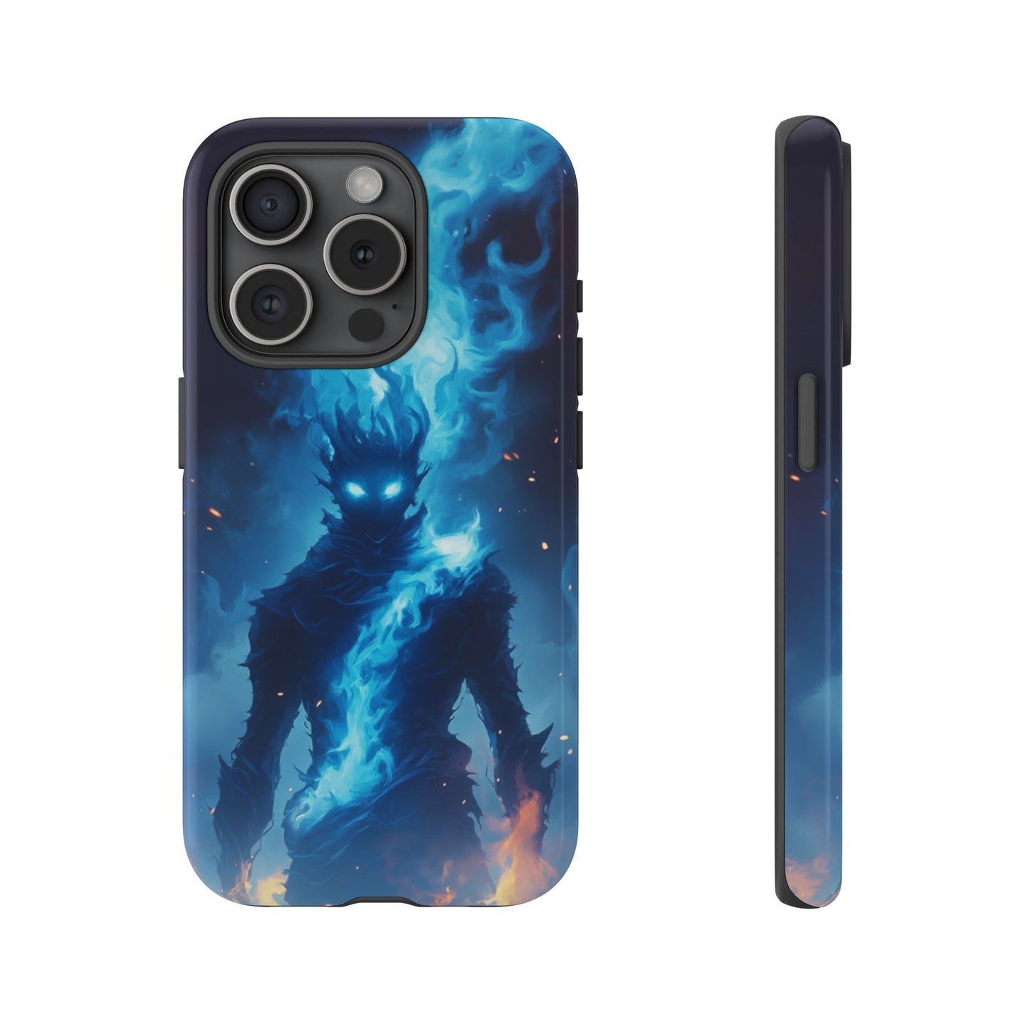Blue Flame Spirit - Tough iPhone Case