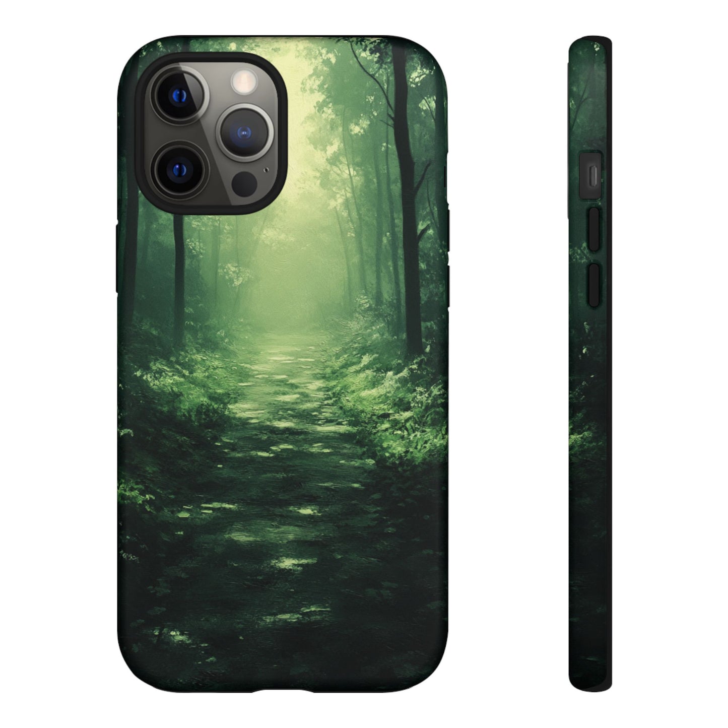 Emerald Mist Forest Path - Tough iPhone Case