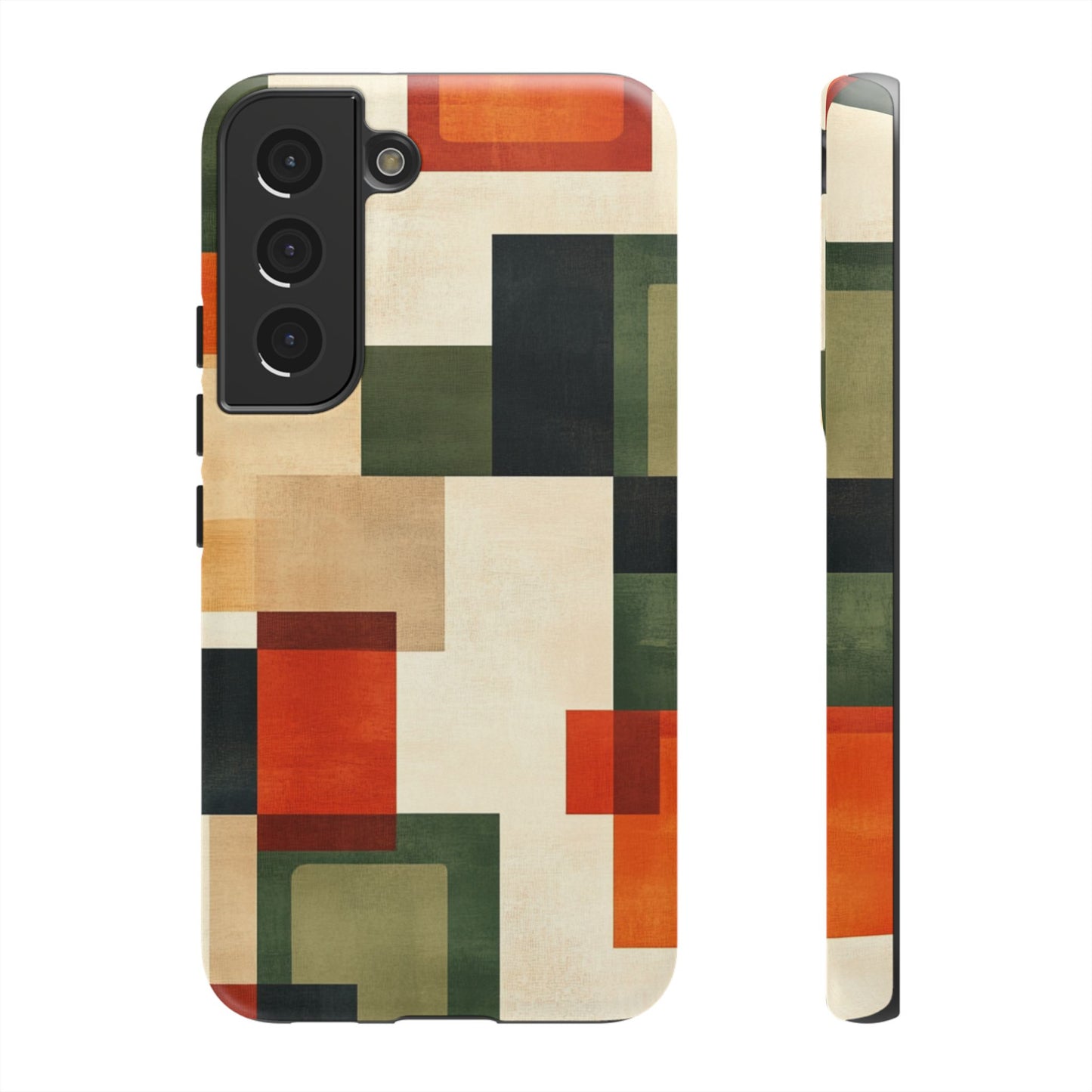 Mid-Century Modern Geometric Pattern Phone Case - iPhone, Google Pixel, Samsung Galaxy