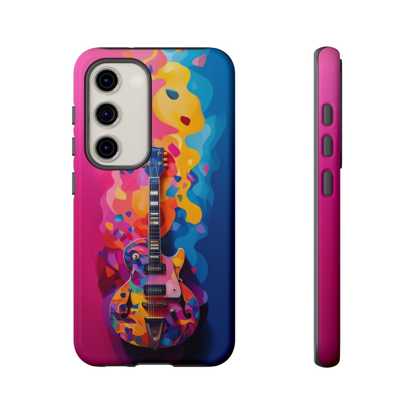 Vibrant Abstract Guitar Phone Case - iPhone, Google Pixel, Samsung Galaxy