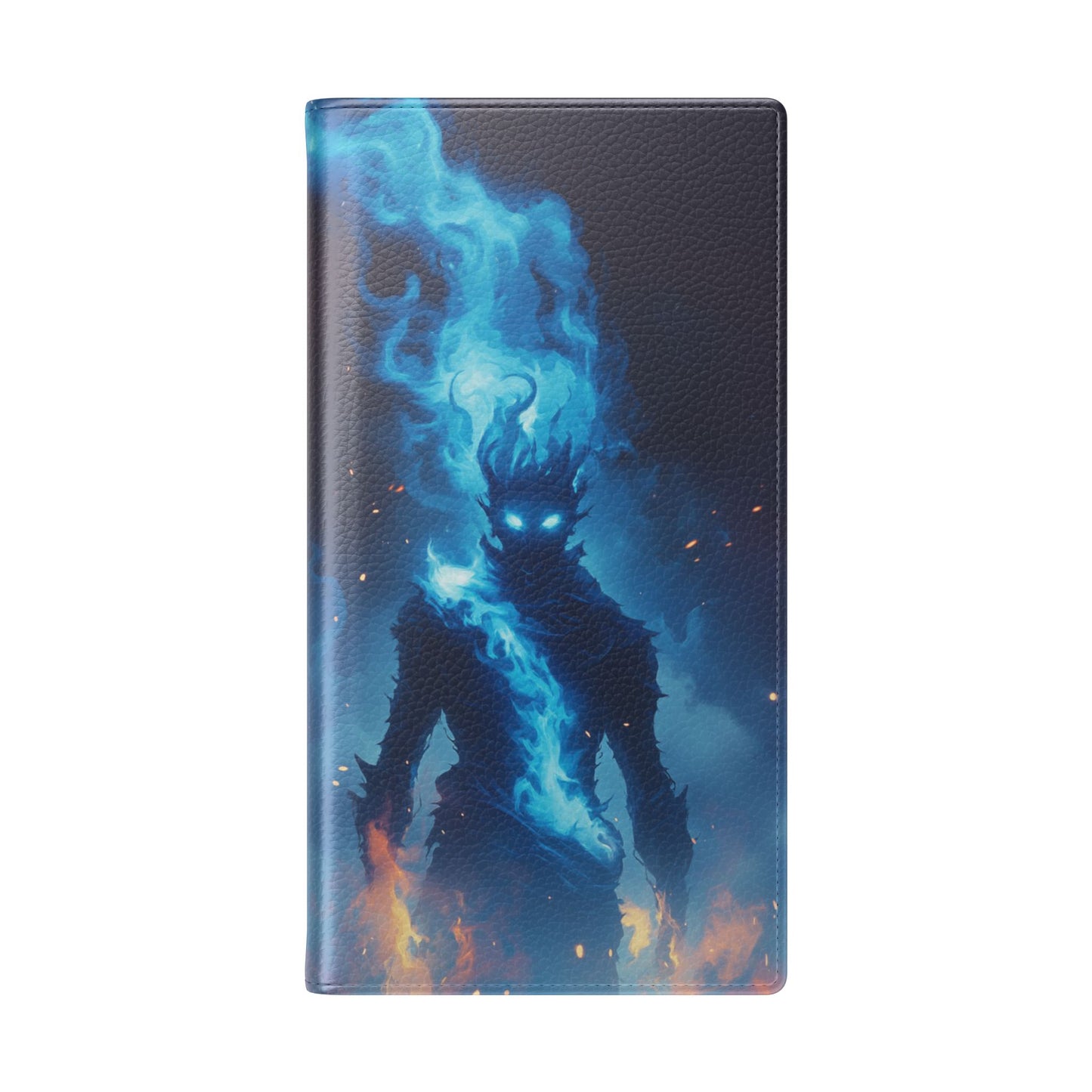 Blue Flame Spirit - Wallet Flip Case