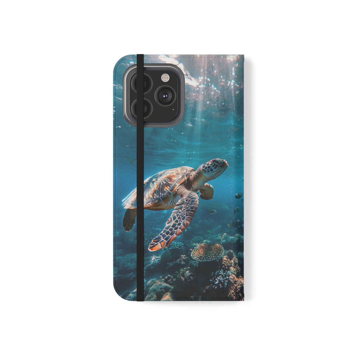 Ocean Guardian Sea Turtle - Wallet Flip Case