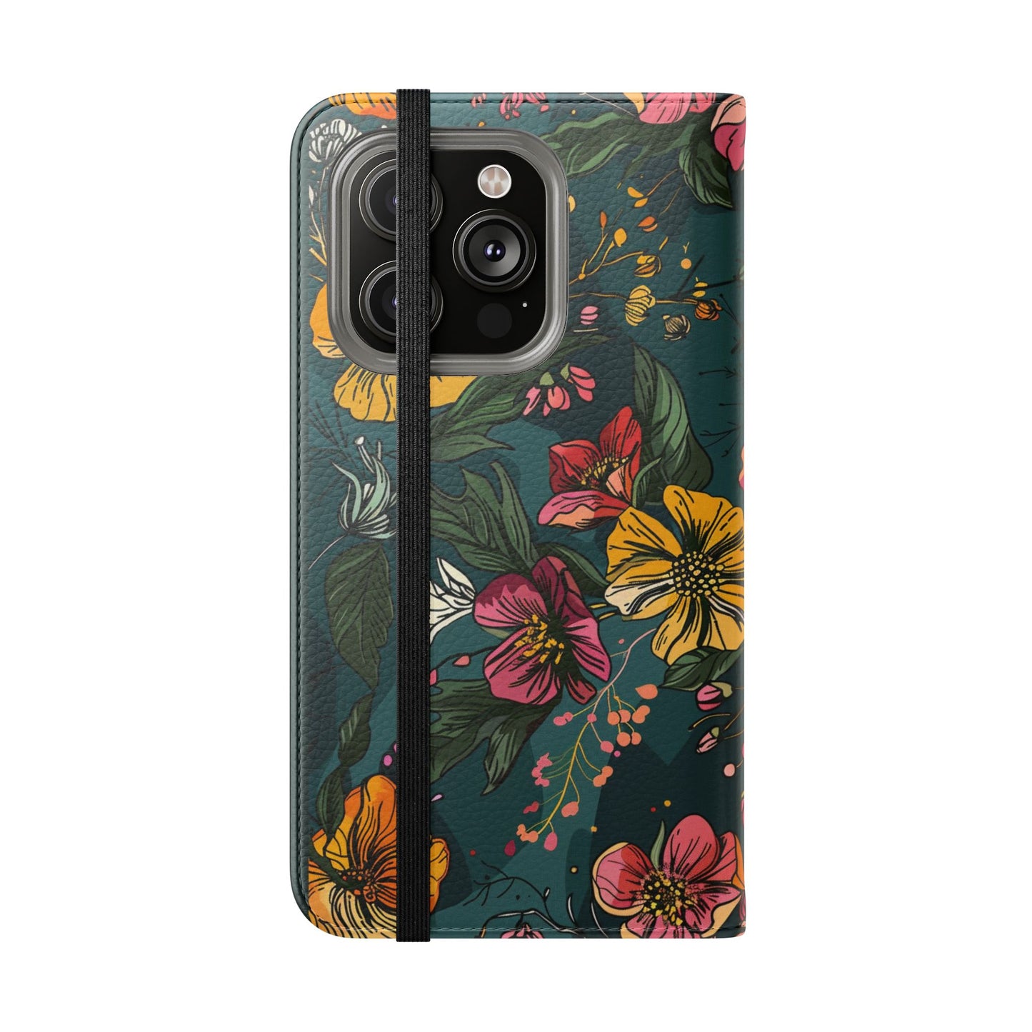 Vintage Floral Bloom - Wallet Flip Case