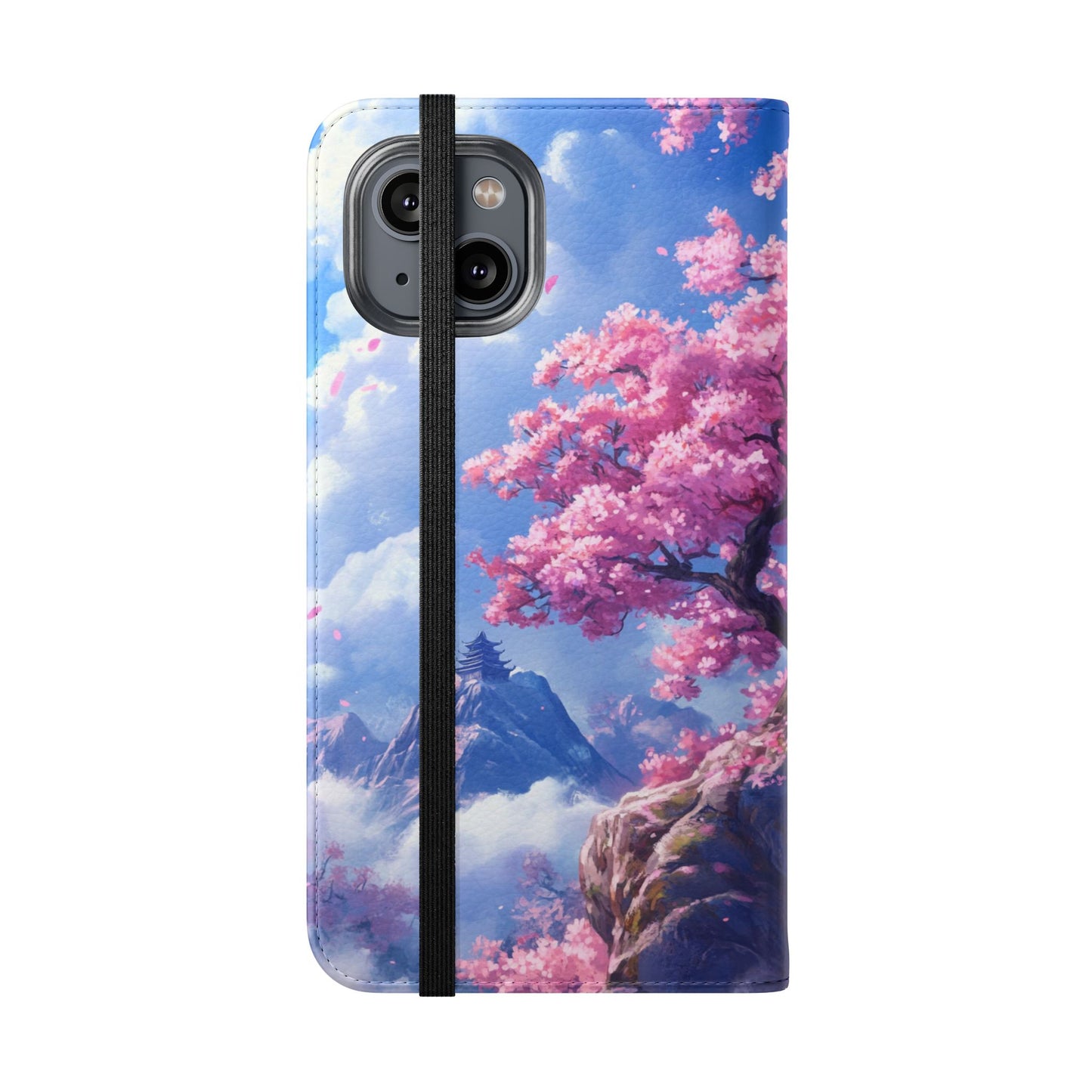 Sakura Sky Temple - Wallet Flip Case
