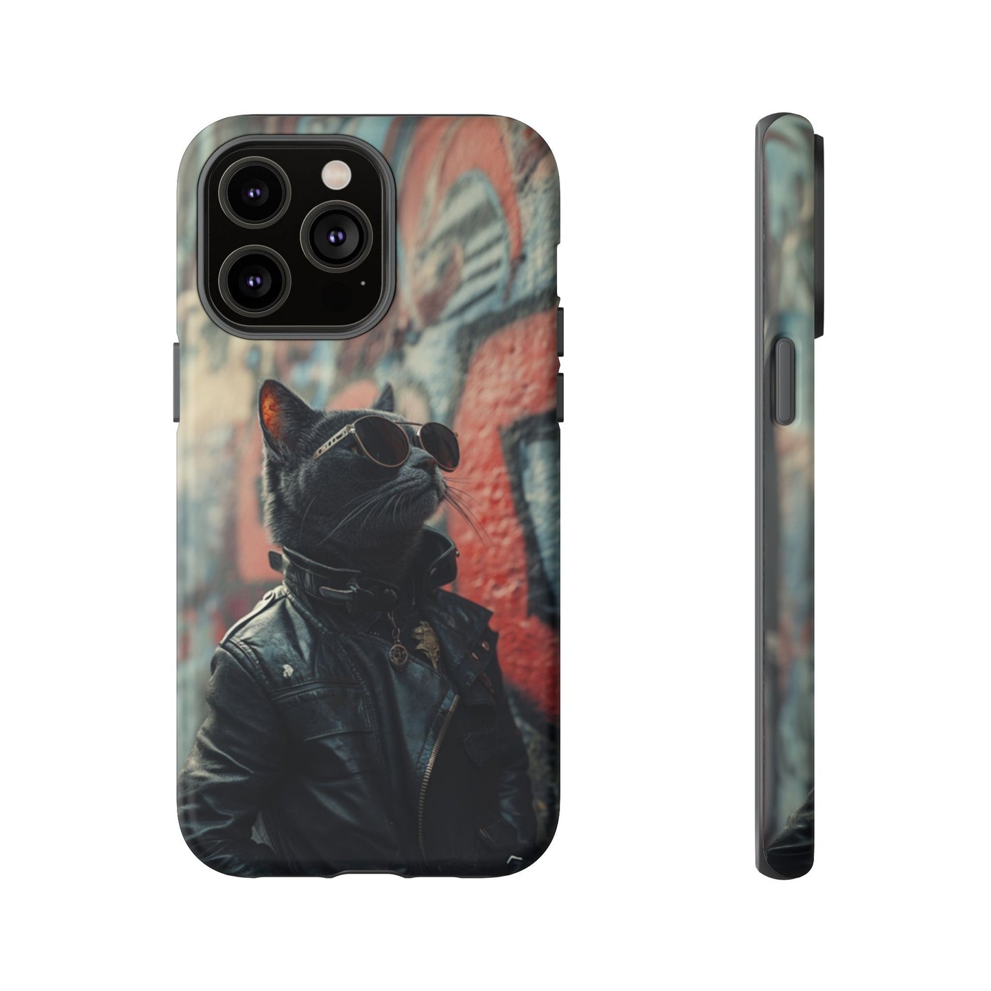 Punk Rock Cat Phone Case – iPhone, Google Pixel, Samsung Galaxy