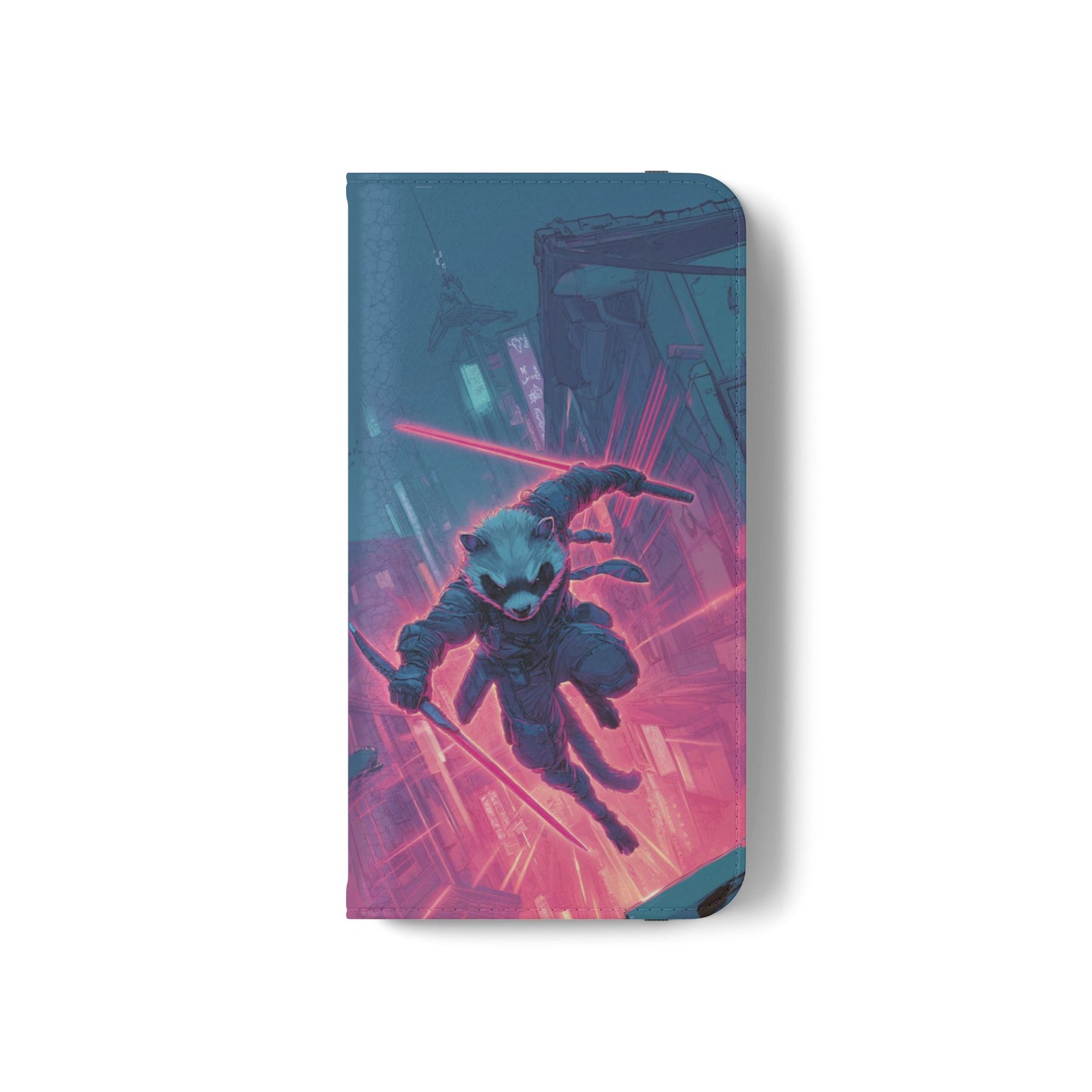 Cyberpunk Ferret - Wallet Flip Case