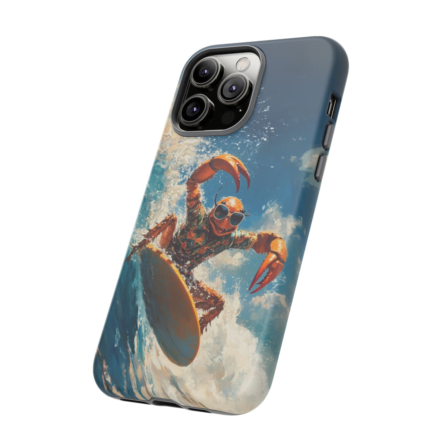 Surfing Crab - Tough iPhone Case