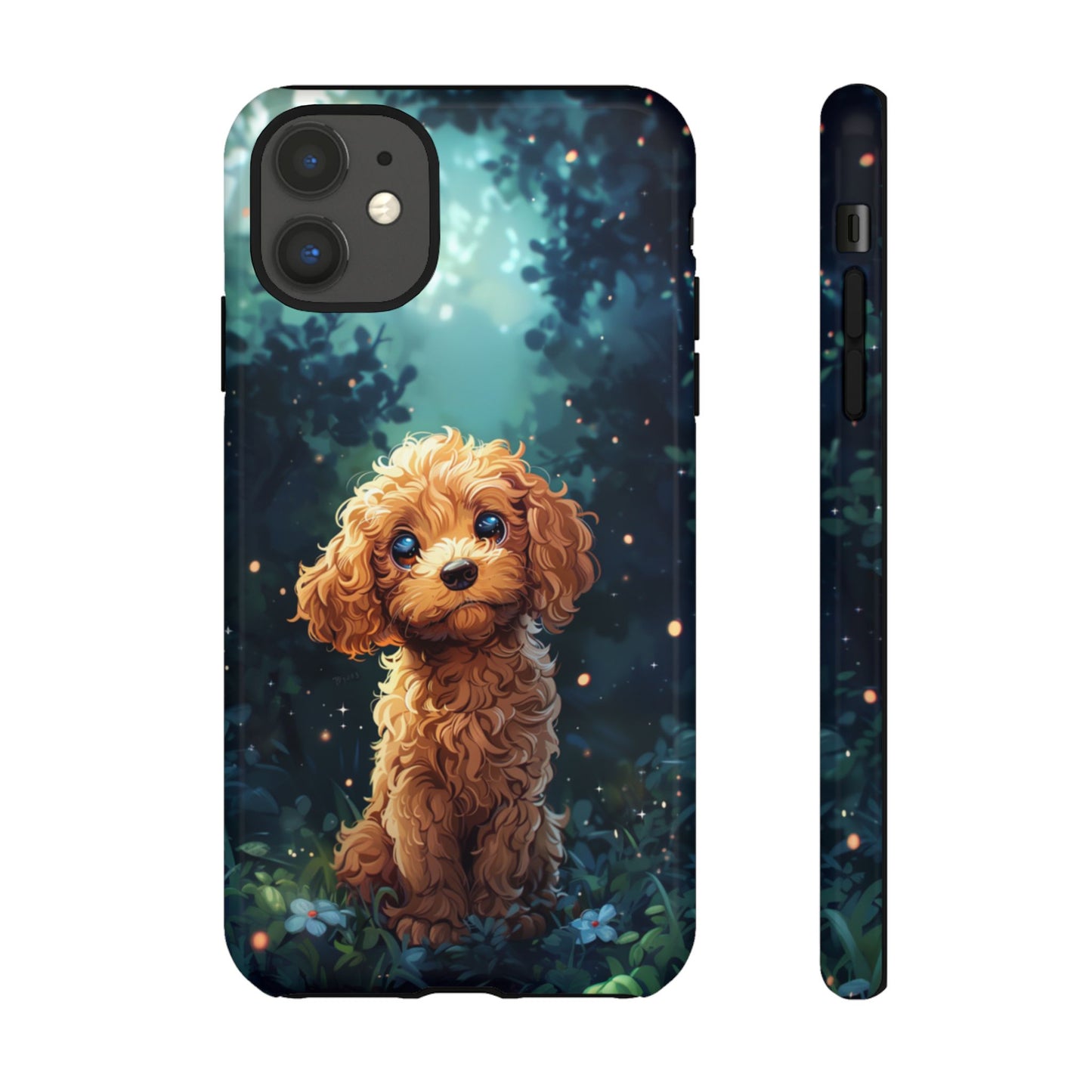 Forest Poodle - Tough iPhone Case