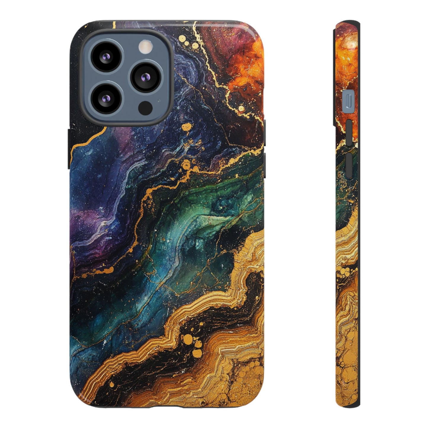 Cosmic Agate Veins – Tough iPhone Case