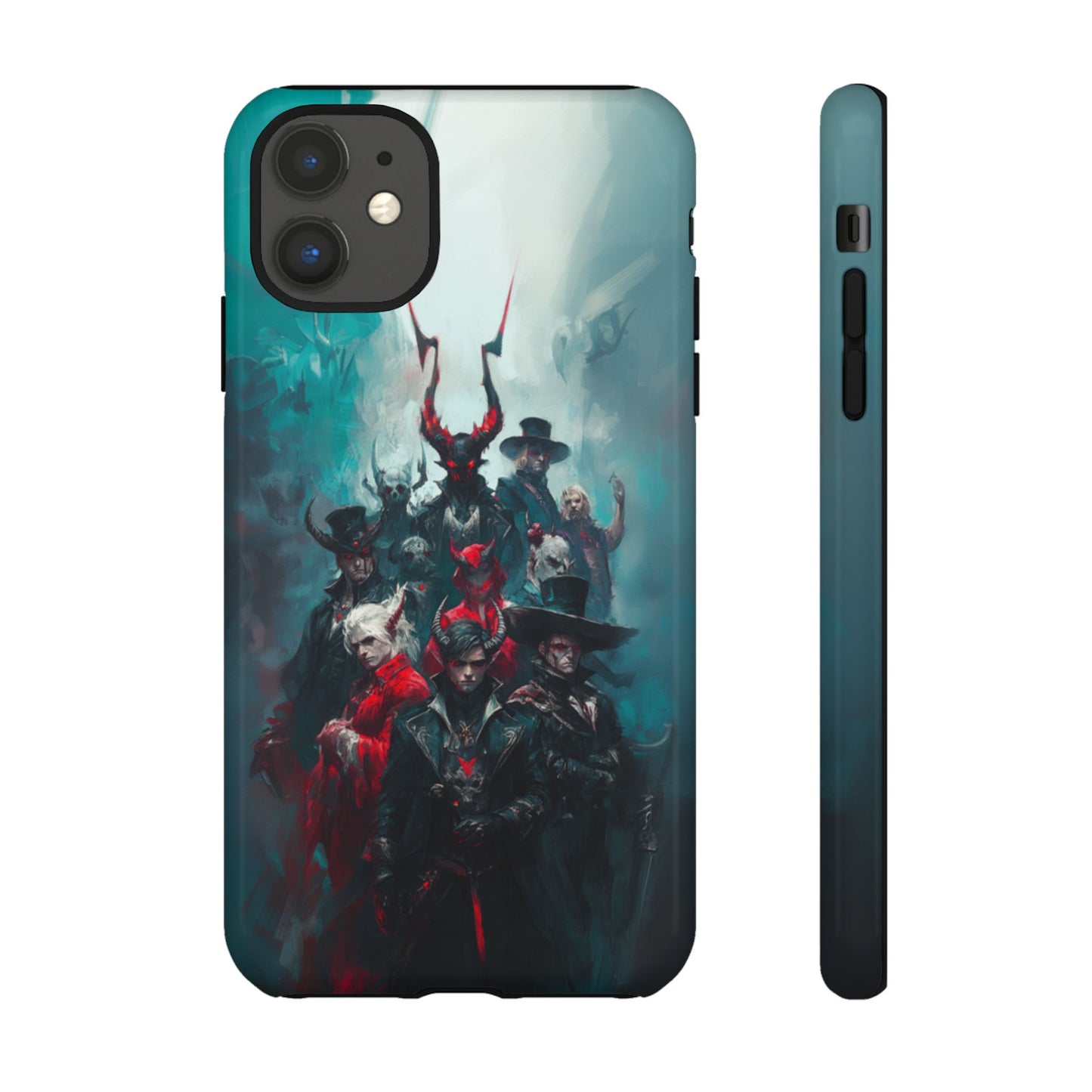 Dark Fantasy Demon Hunters - Tough iPhone Case
