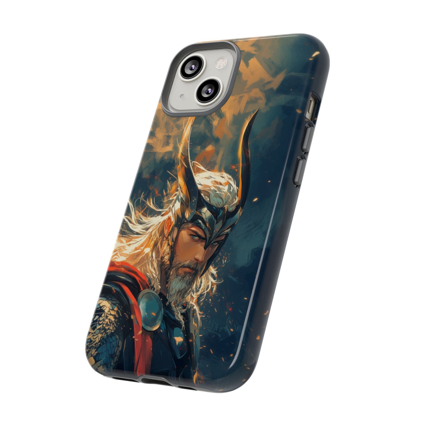 Storm-Bringer: Epic Thor Anime-Style Phone Case - iPhone, Google Pixel, Samsung