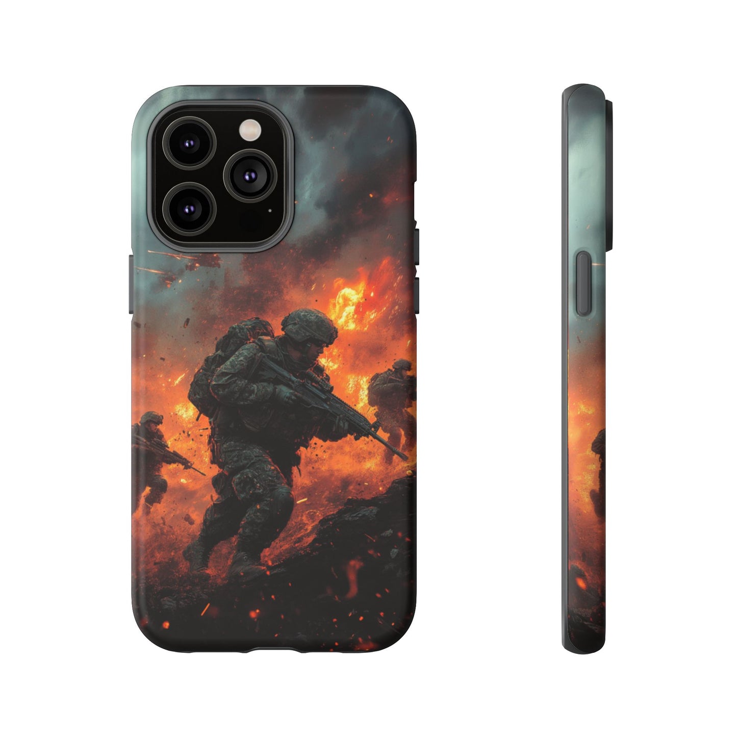 Epic Battlefield Soldier Phone Case - iPhone, Google Pixel, Samsung Galaxy