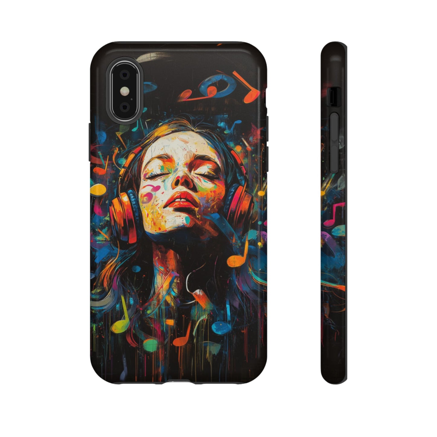 Vivid Musical Energy Graffiti Art Phone Case - iPhone, Google Pixel, Samsung Galaxy