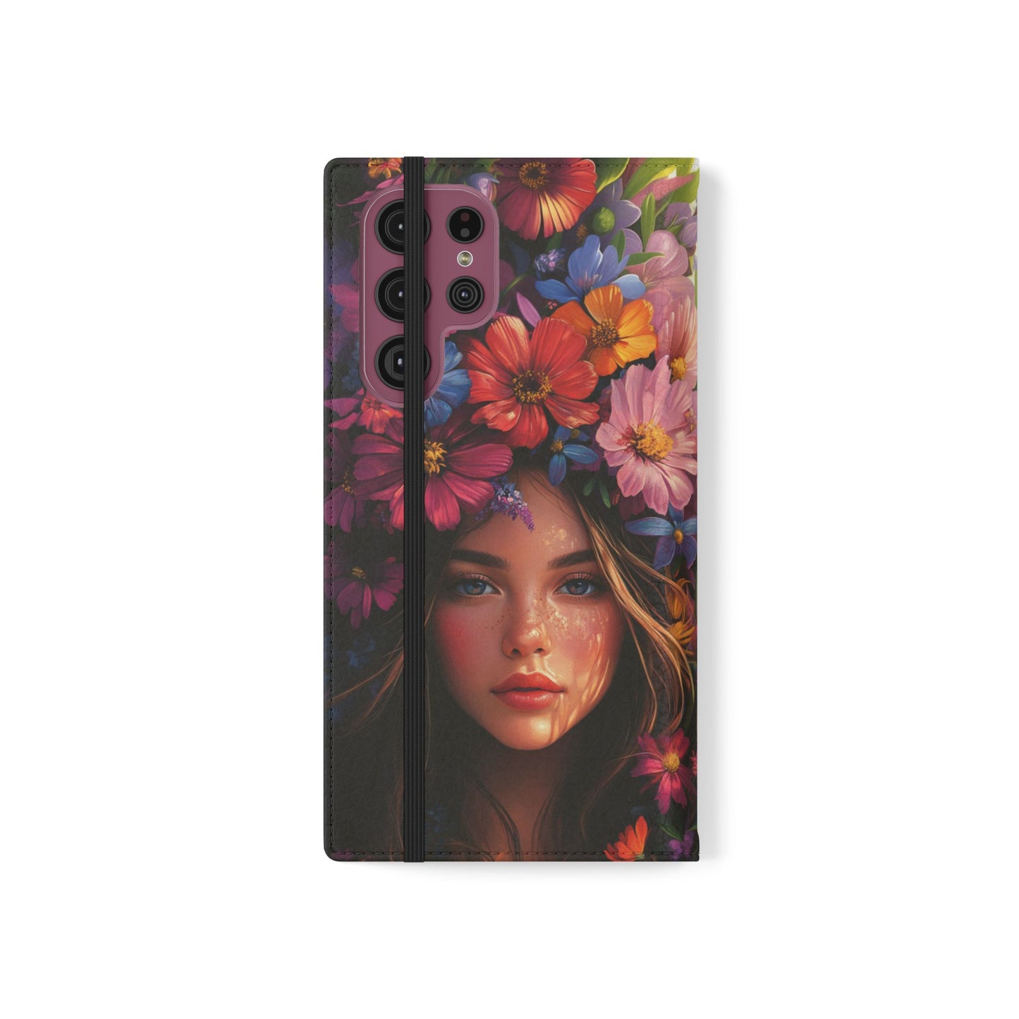 Floral Crown Muse - Wallet Flip Case