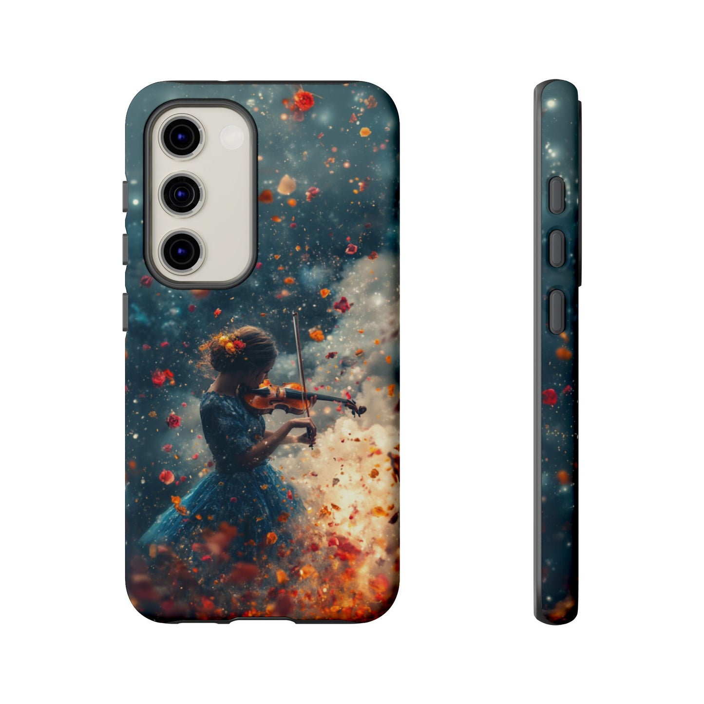 Petal Breeze Violinist Phone Case - iPhone, Google Pixel, Samsung Galaxy