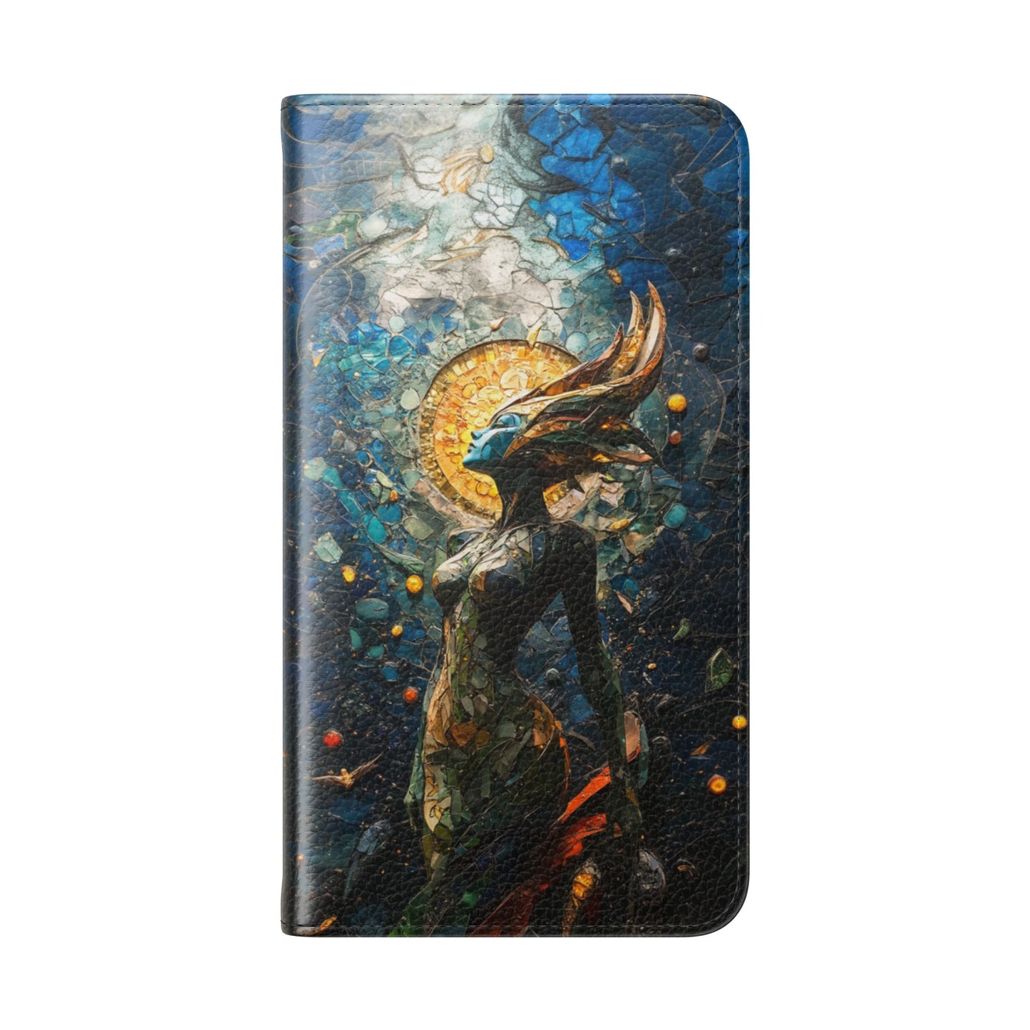 Stained Glass Goddess - Wallet Flip Case