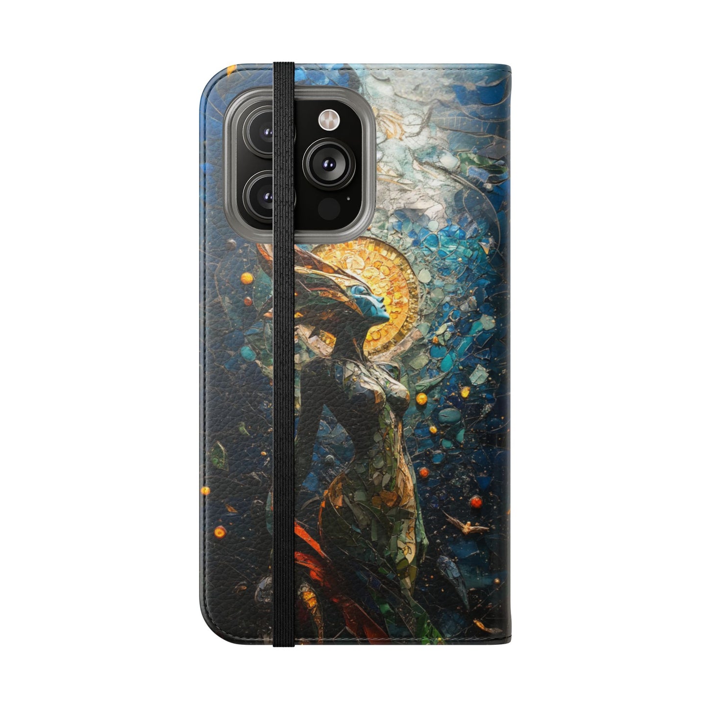 Stained Glass Goddess - Wallet Flip Case