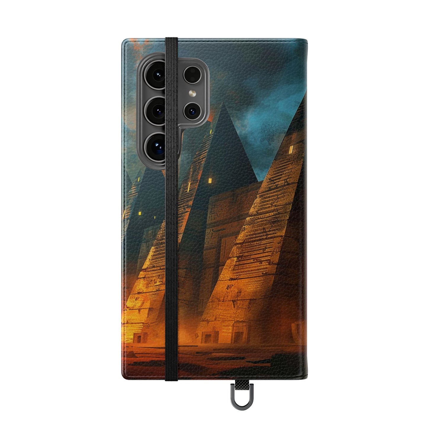 Ancient Egyptian Pyramids Sunset - Wallet Flip Case