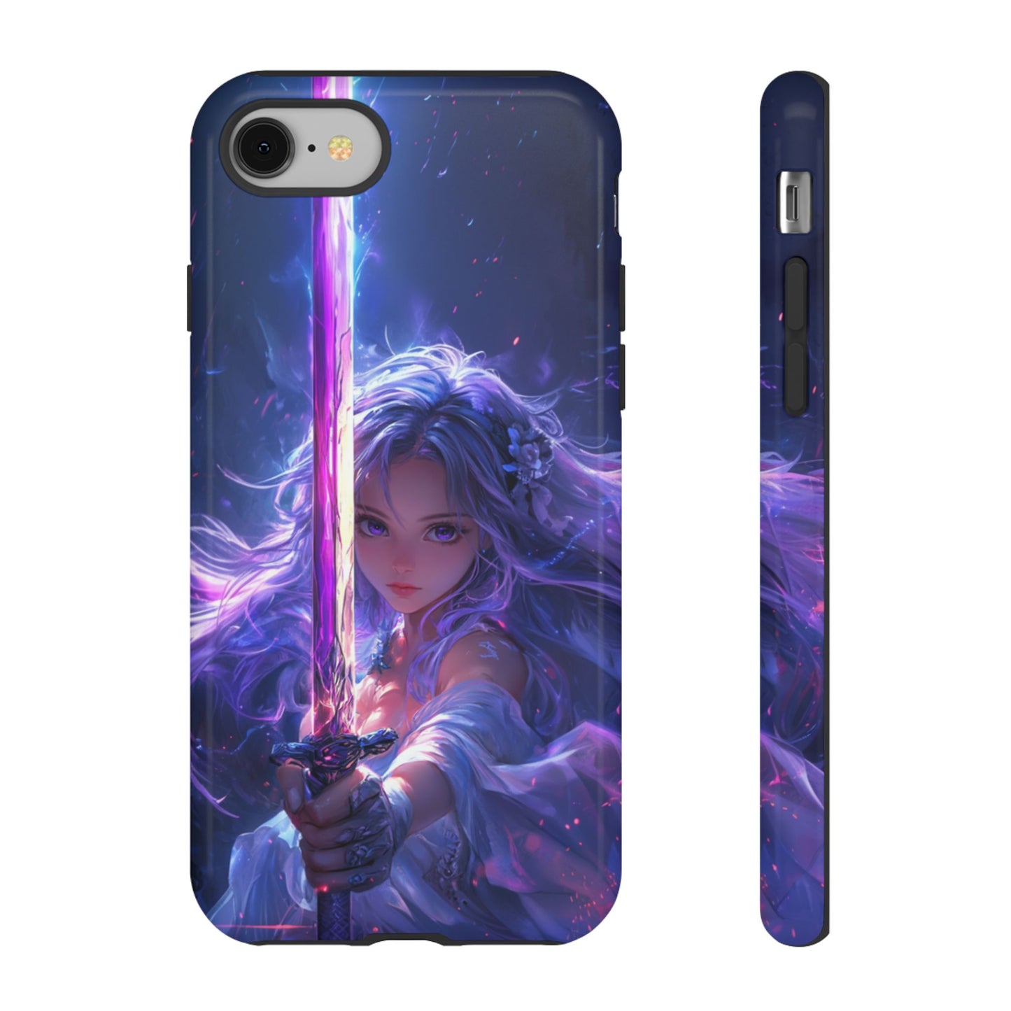 Violet Blade Warrior – Tough iPhone Case