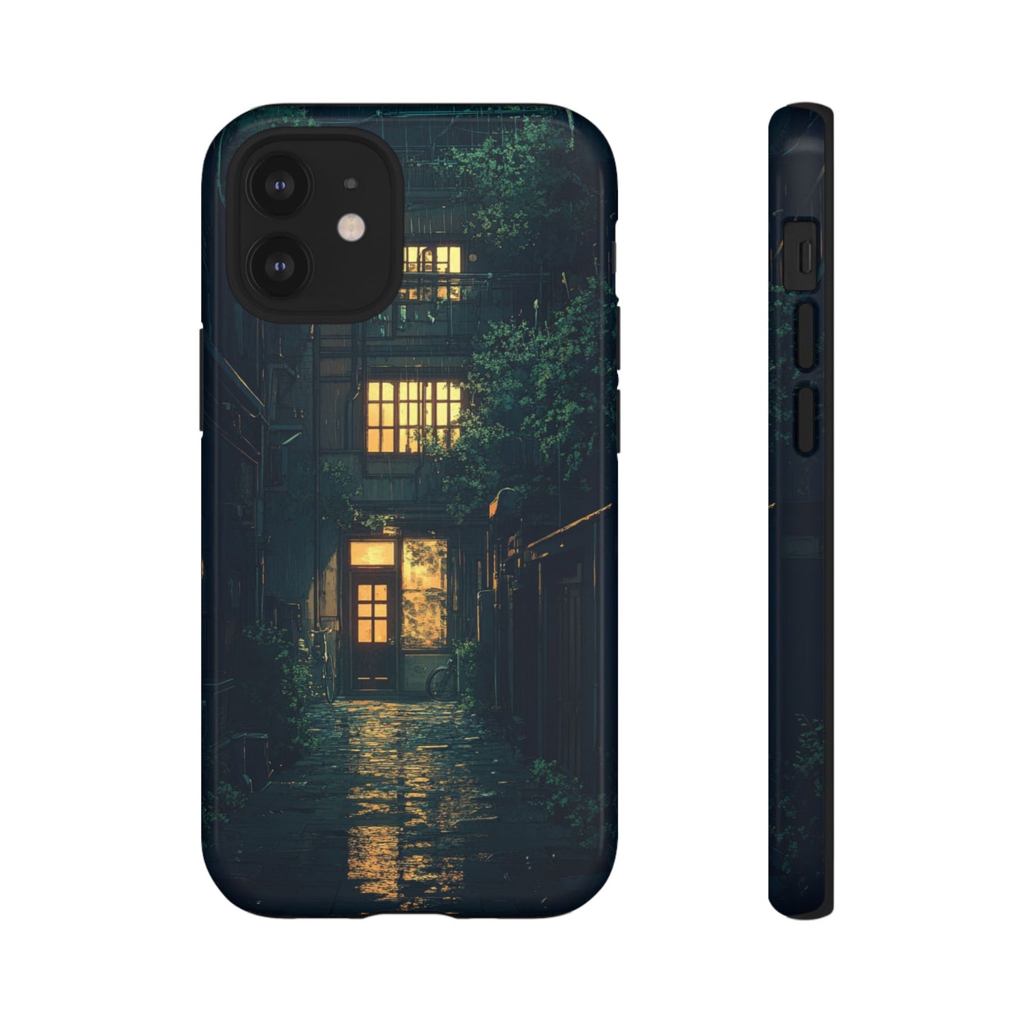 Rainy Alley - Tough iPhone Case