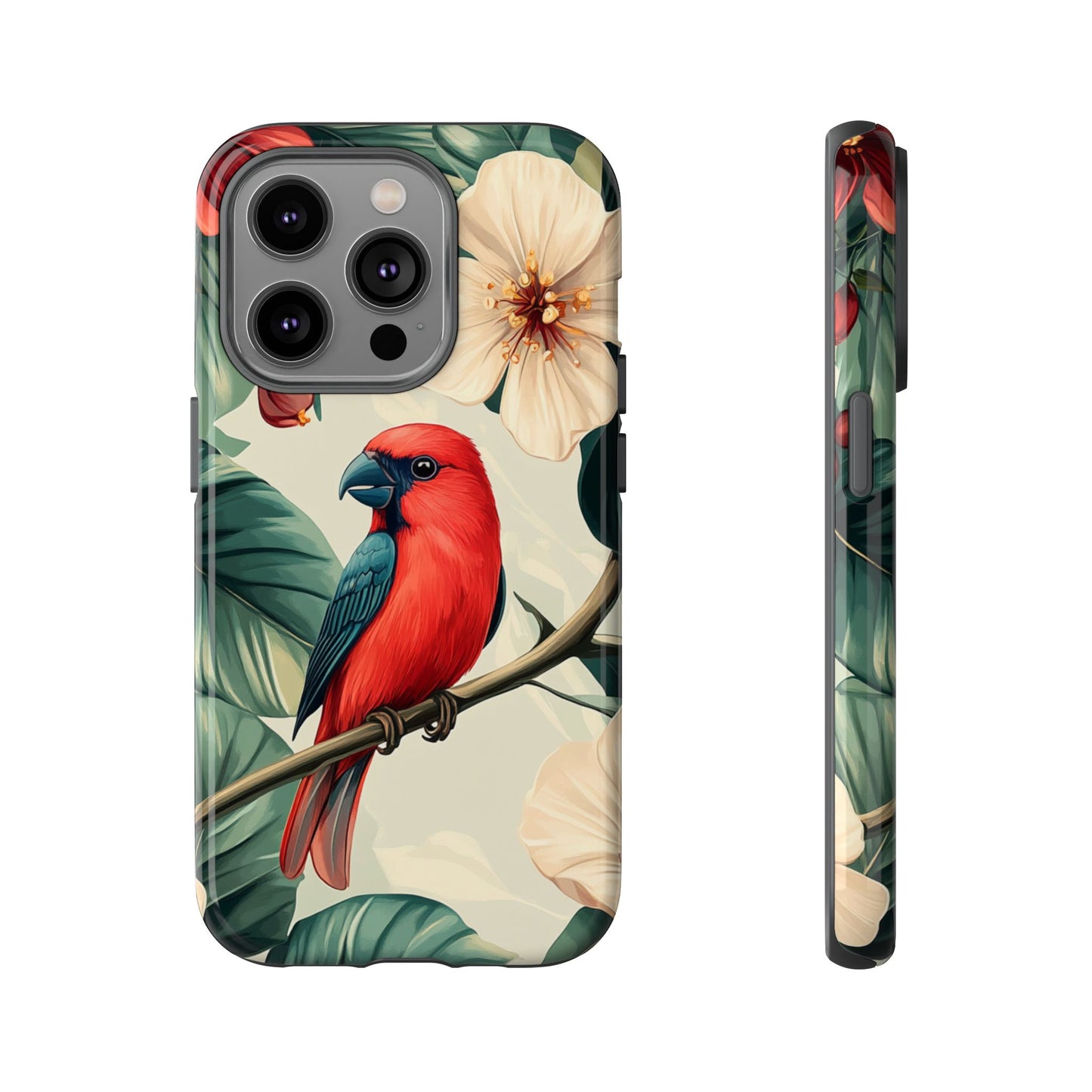 Scarlet Songbird - Tough iPhone Case