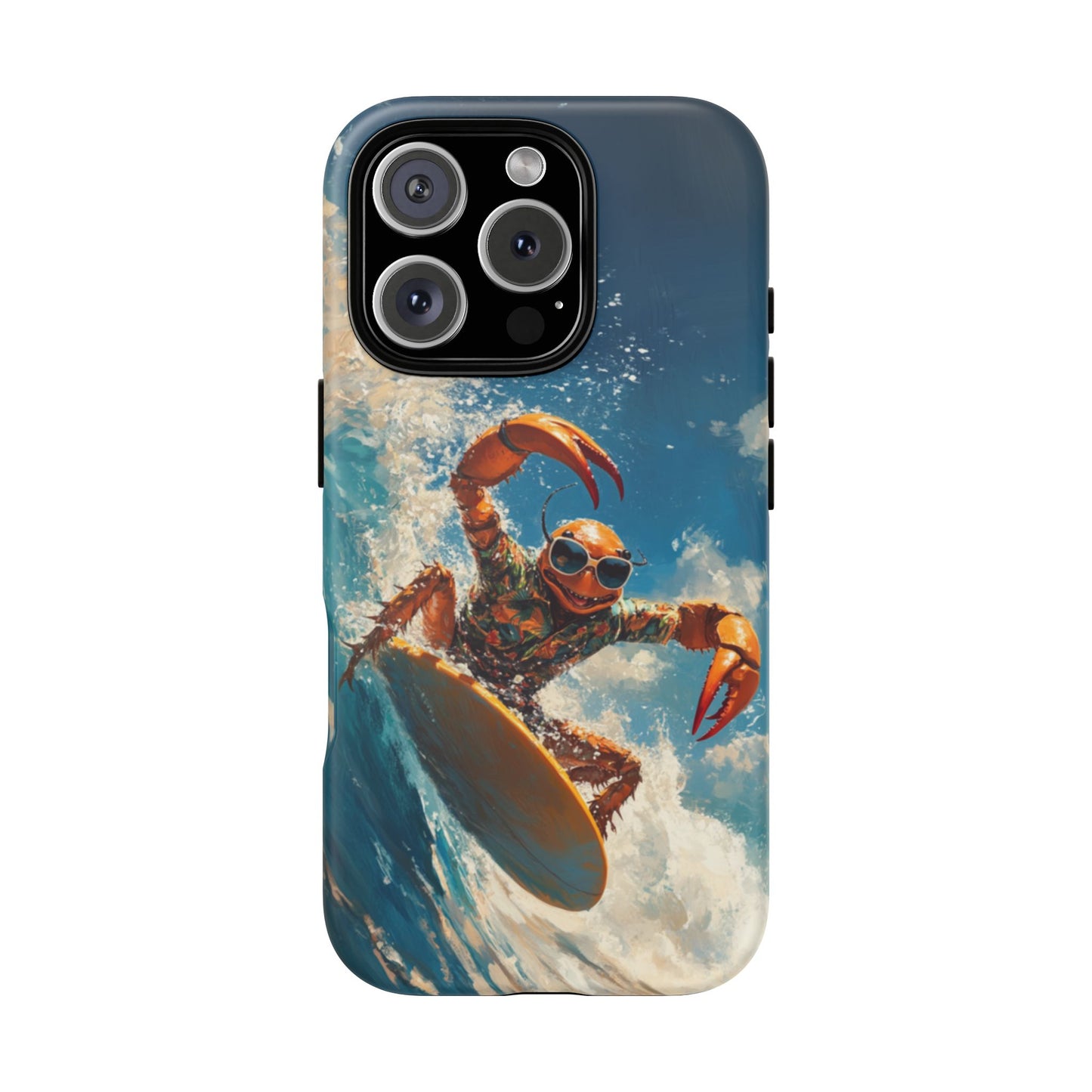 Surfing Crab - Tough iPhone Case