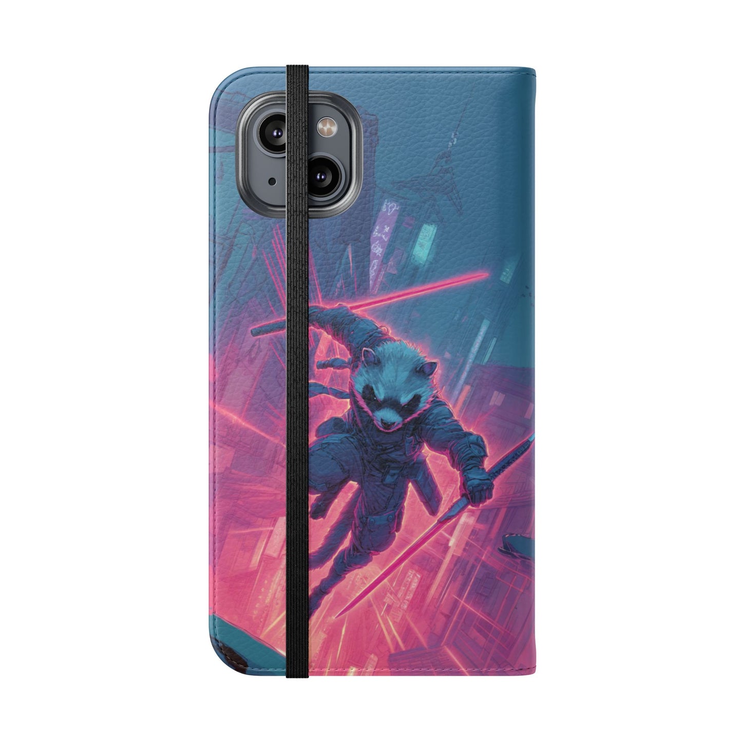 Cyberpunk Ferret - Wallet Flip Case