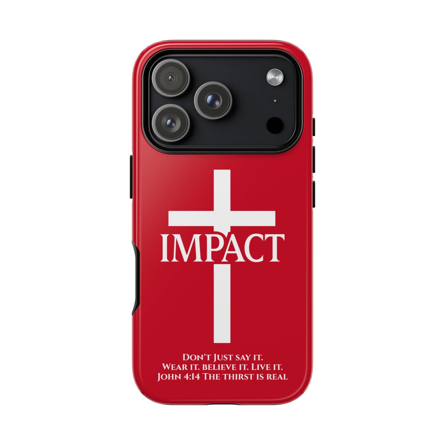 Impact Red - Tough iPhone Case