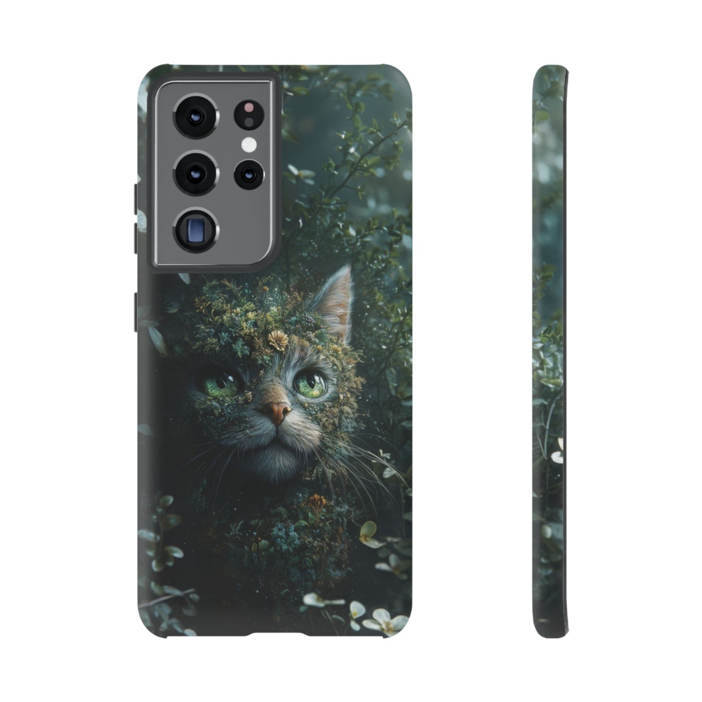 Forest Fantasy Cat Phone Case – iPhone, Google Pixel, Samsung Galaxy