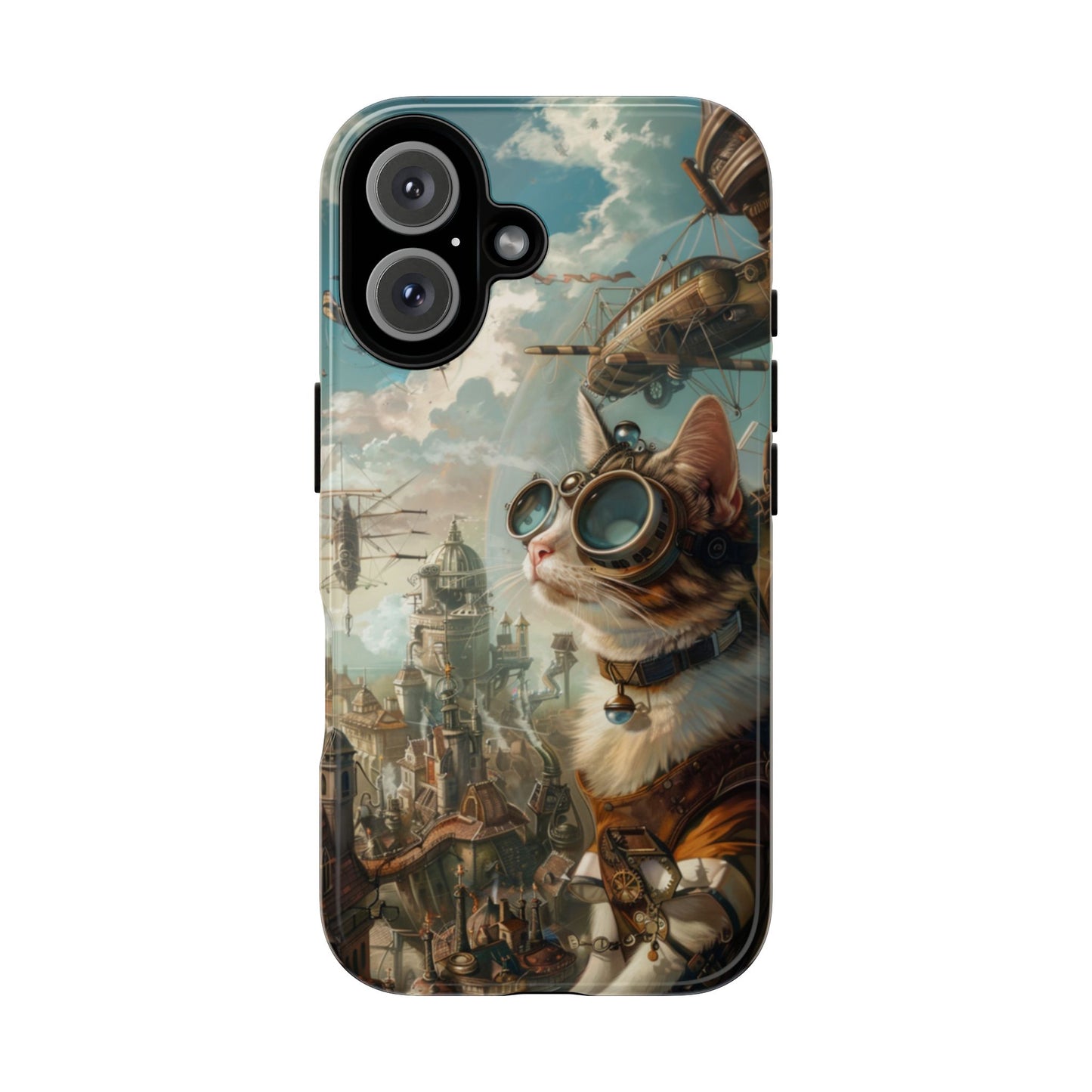 Steampunk Aviator Cat - Tough iPhone Case