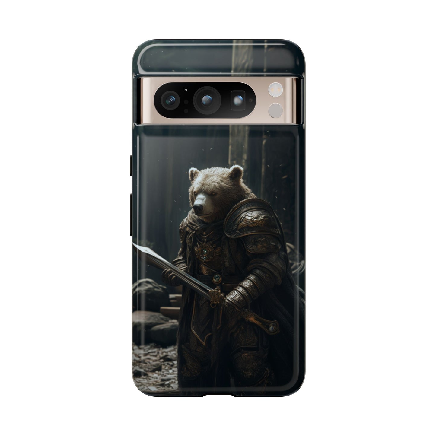 Medieval Bear Warrior Knight - Tough Google Pixel Case