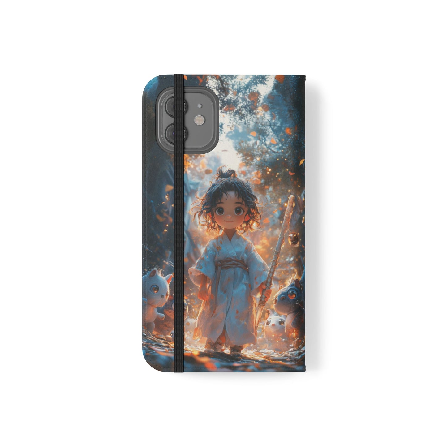 Forest Spirit Child - Wallet Flip Case