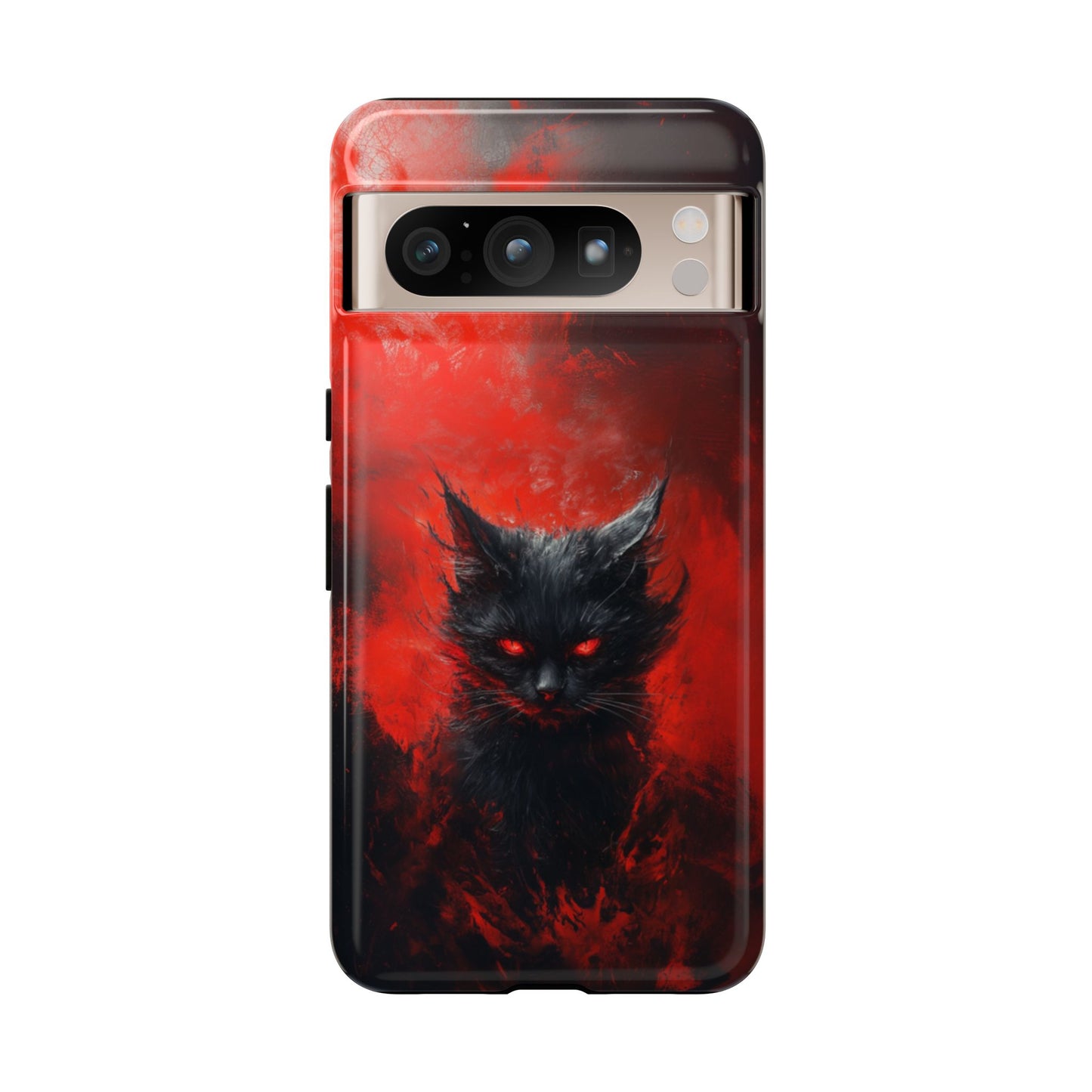 Fire Demon Black Cat - Tough Google Pixel Case