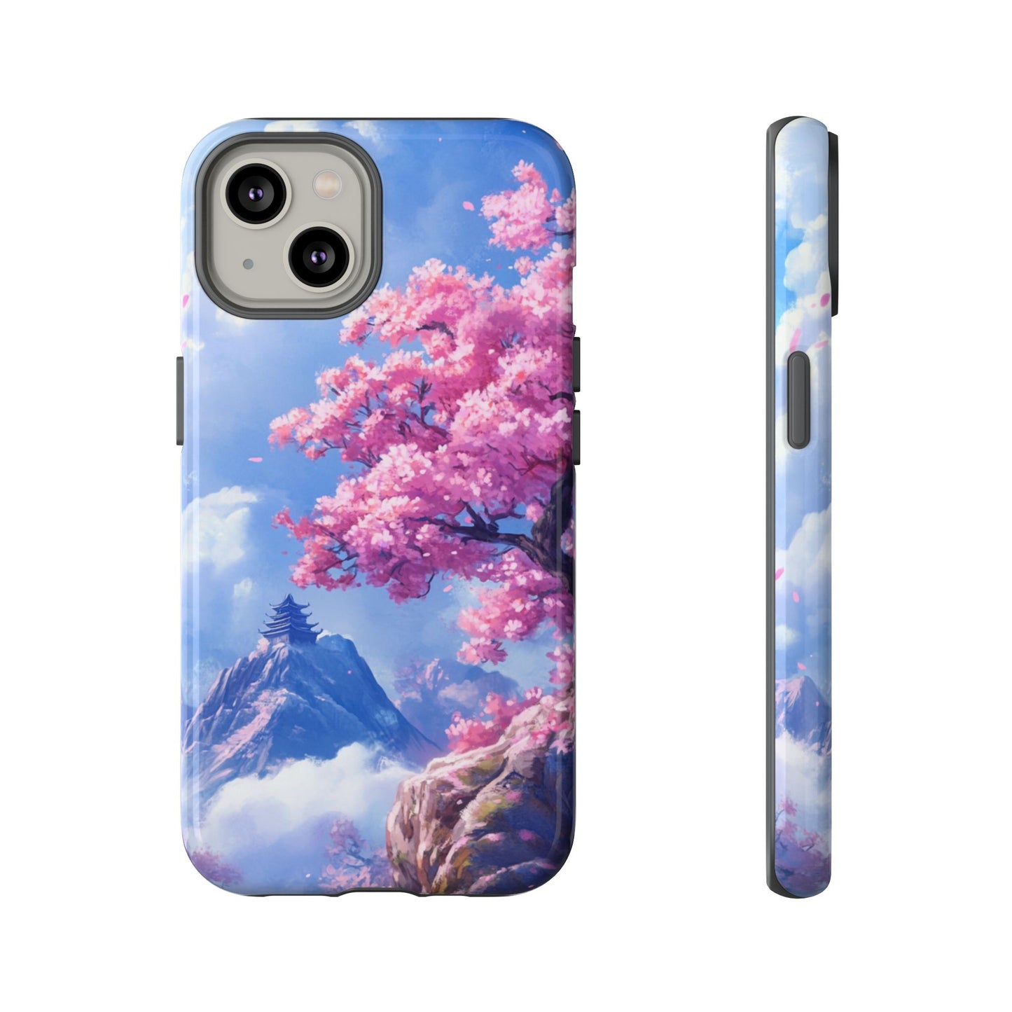 Sakura Sky Temple - Tough iPhone Case