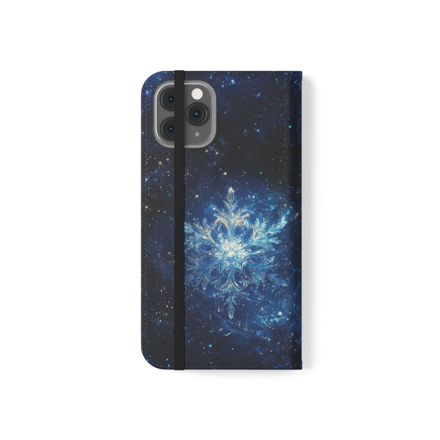 Cosmic Snowflake - Wallet Flip Case