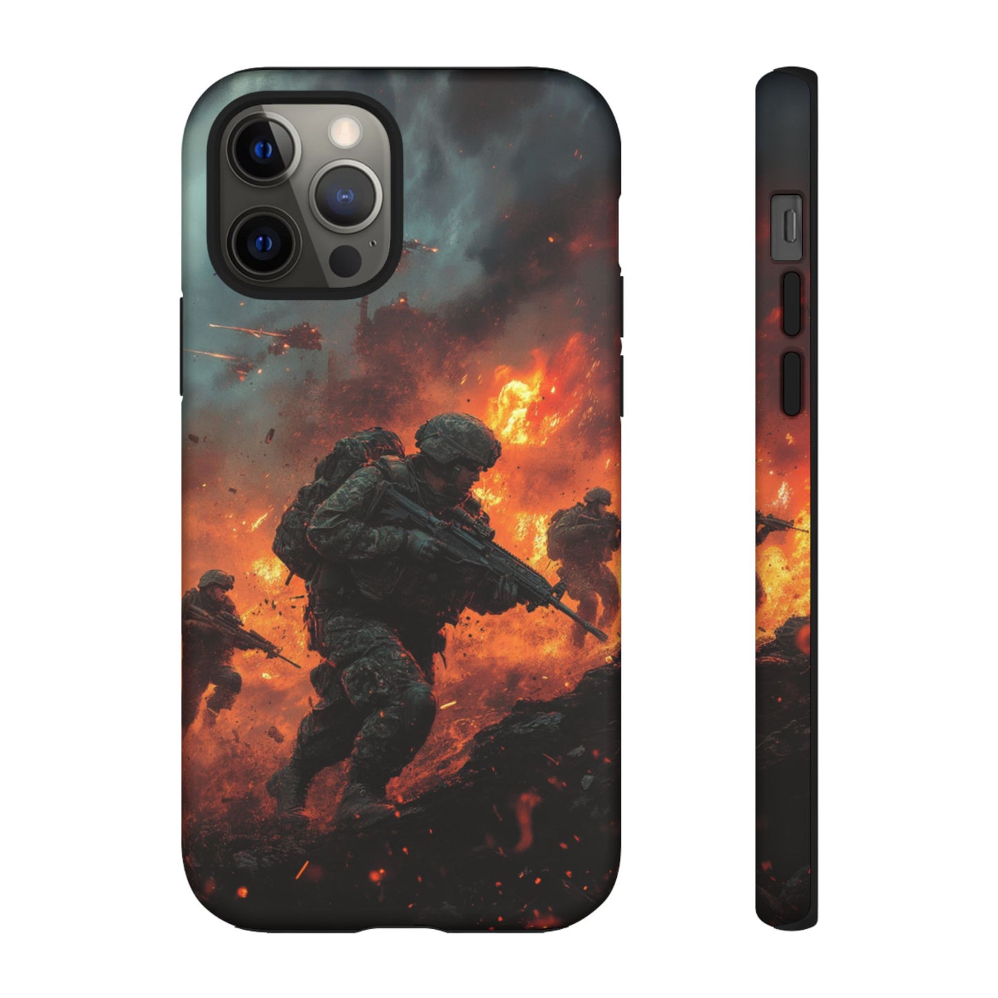 Epic Battlefield Soldier Phone Case - iPhone, Google Pixel, Samsung Galaxy