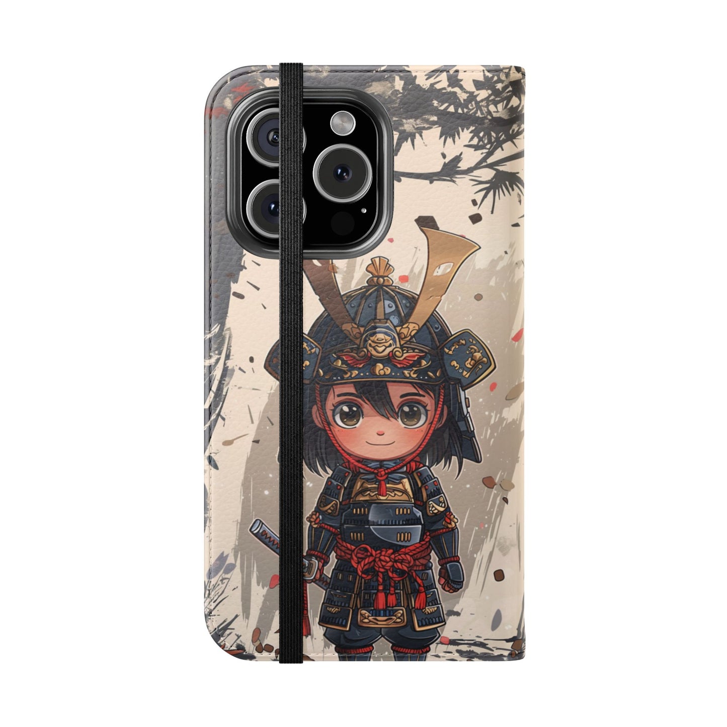 Chibi Samurai - Wallet Flip Case