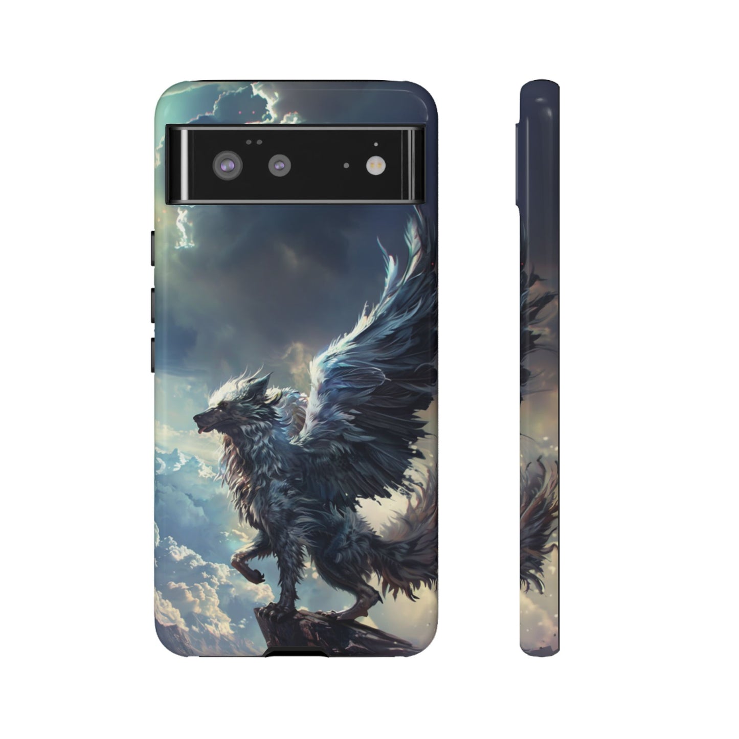 Winged Wolf Protector - iPhone, Google Pixel, Samsung Galaxy