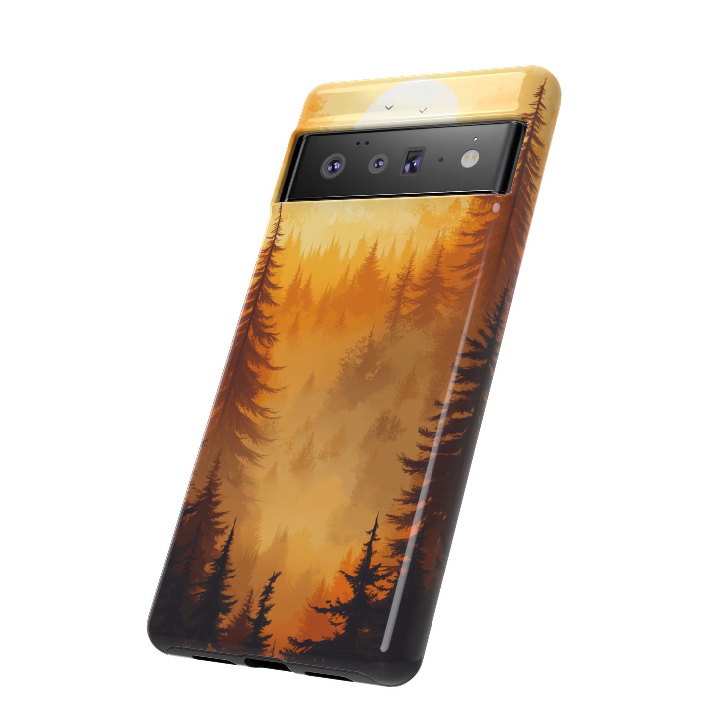 Golden Sunset Forest Phone Case - iPhone, Google Pixel, Samsung Galaxy