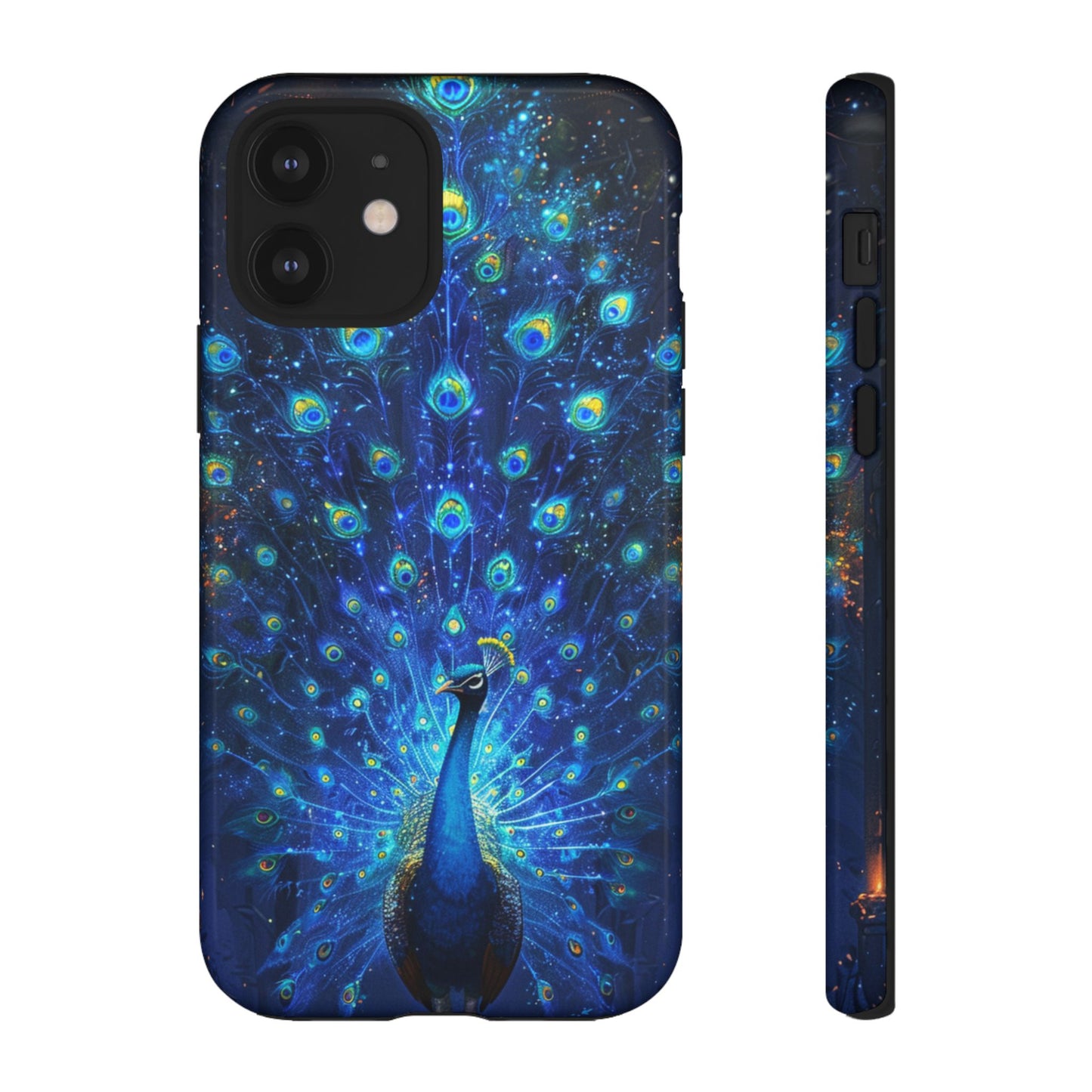 Starlit Peacock Majesty – Tough iPhone Case