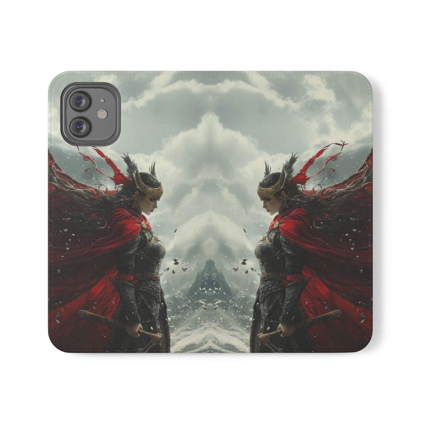 Freya Crimson Valkyrie - Wallet Flip Case